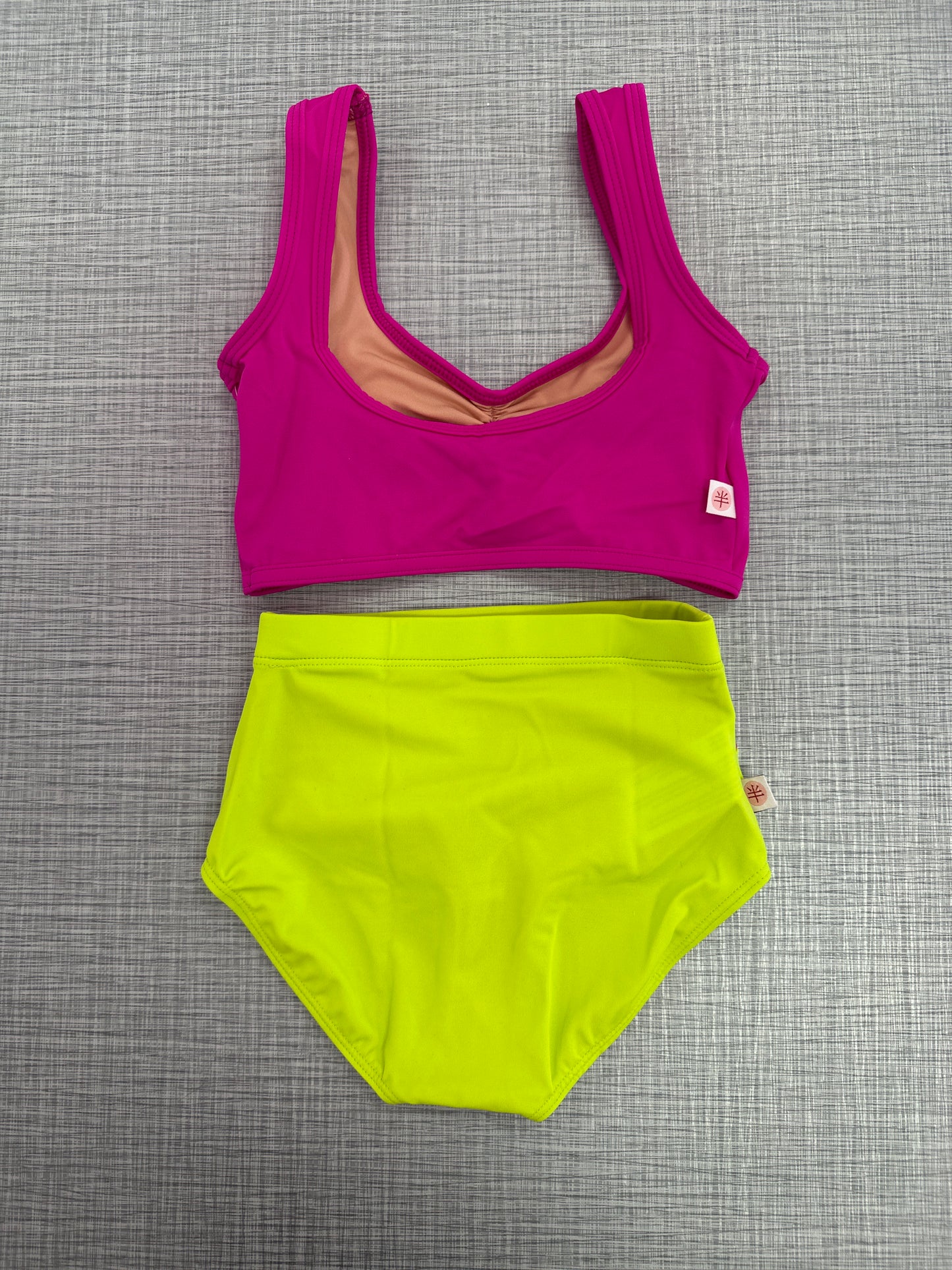 Pinch Front Bra Top & Brief Set