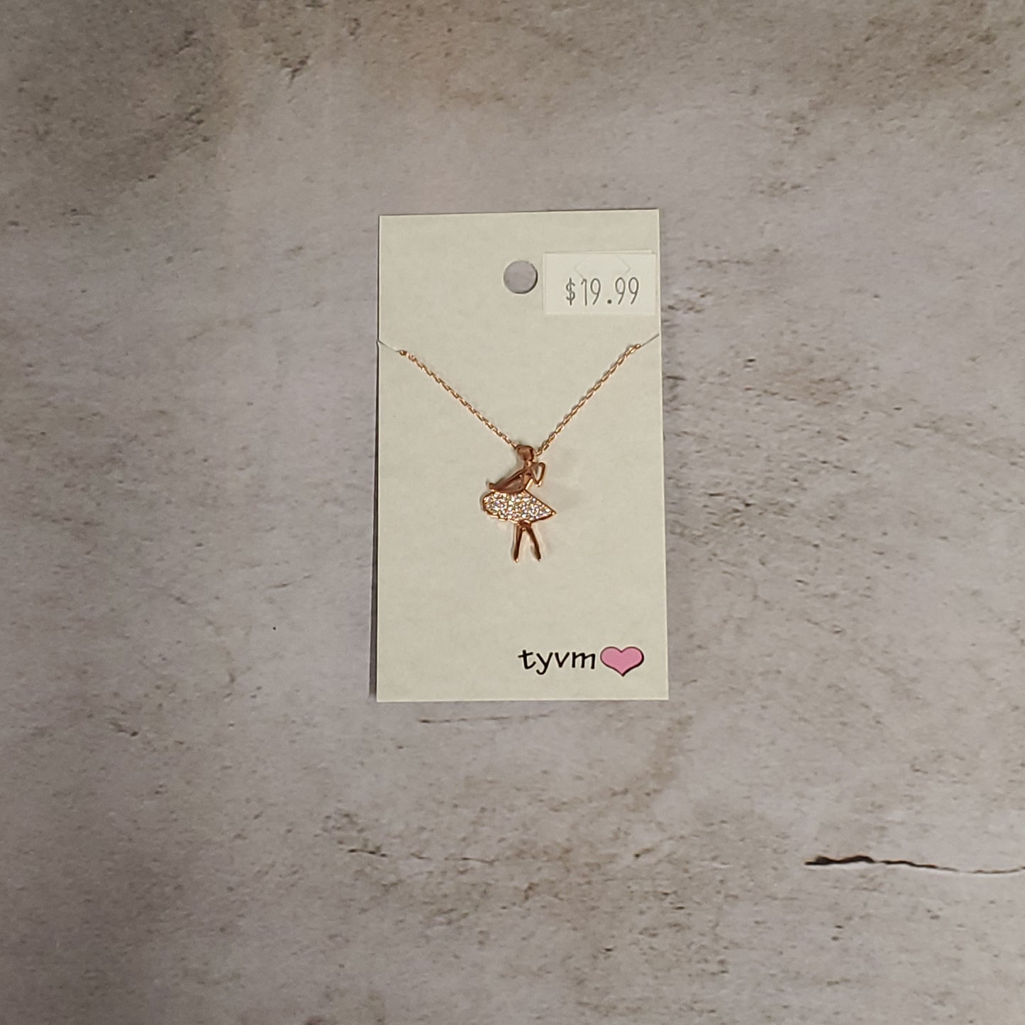 Crystal Ballerina Necklace