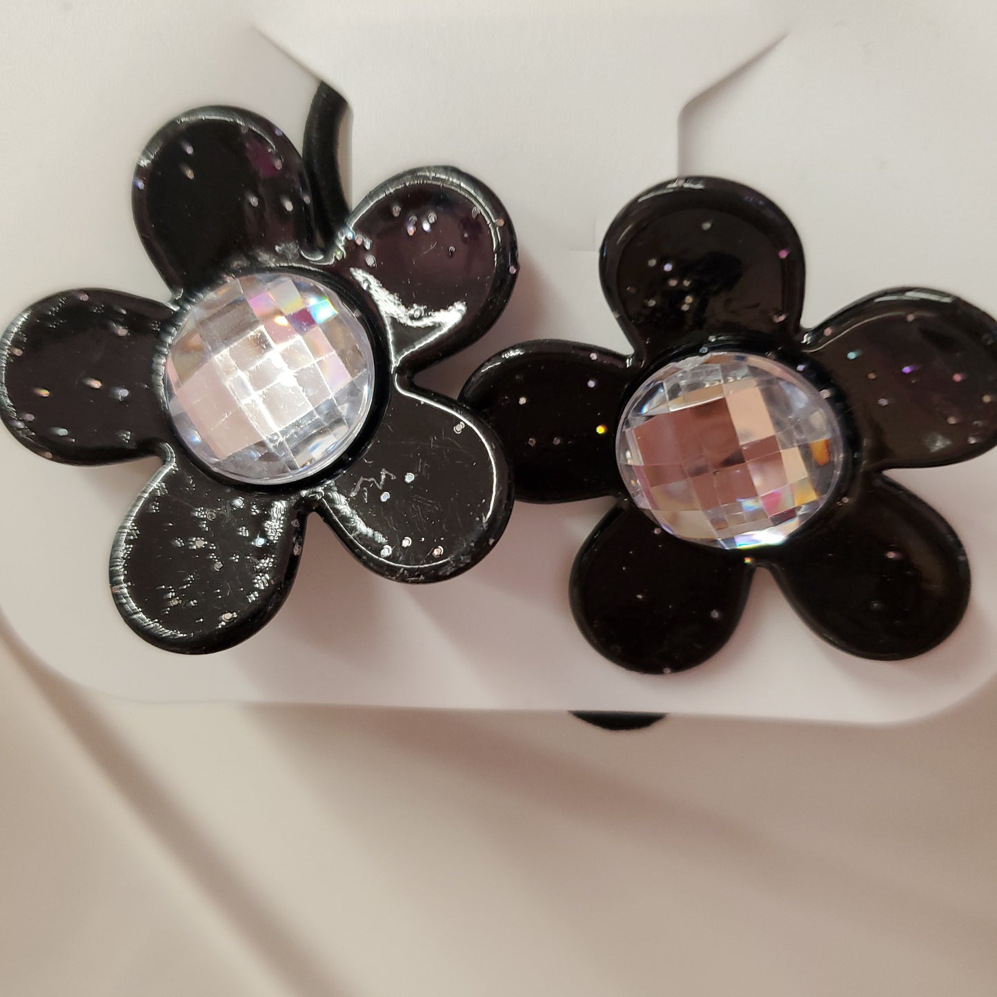 Glitter Flower Tap Ties