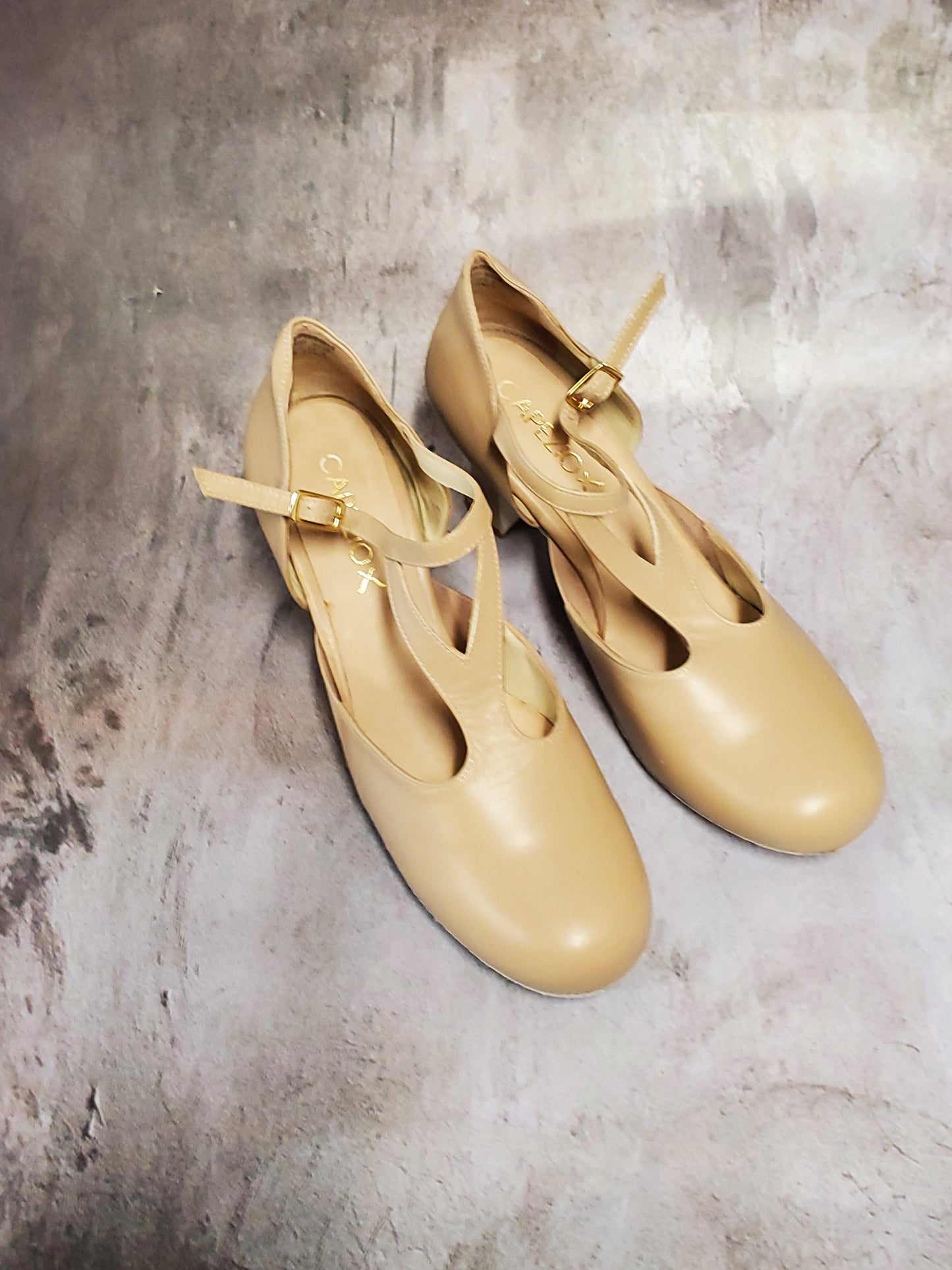 Italian Handcrafted Y-Strap 2.5” Charlotte Character Shoe #829