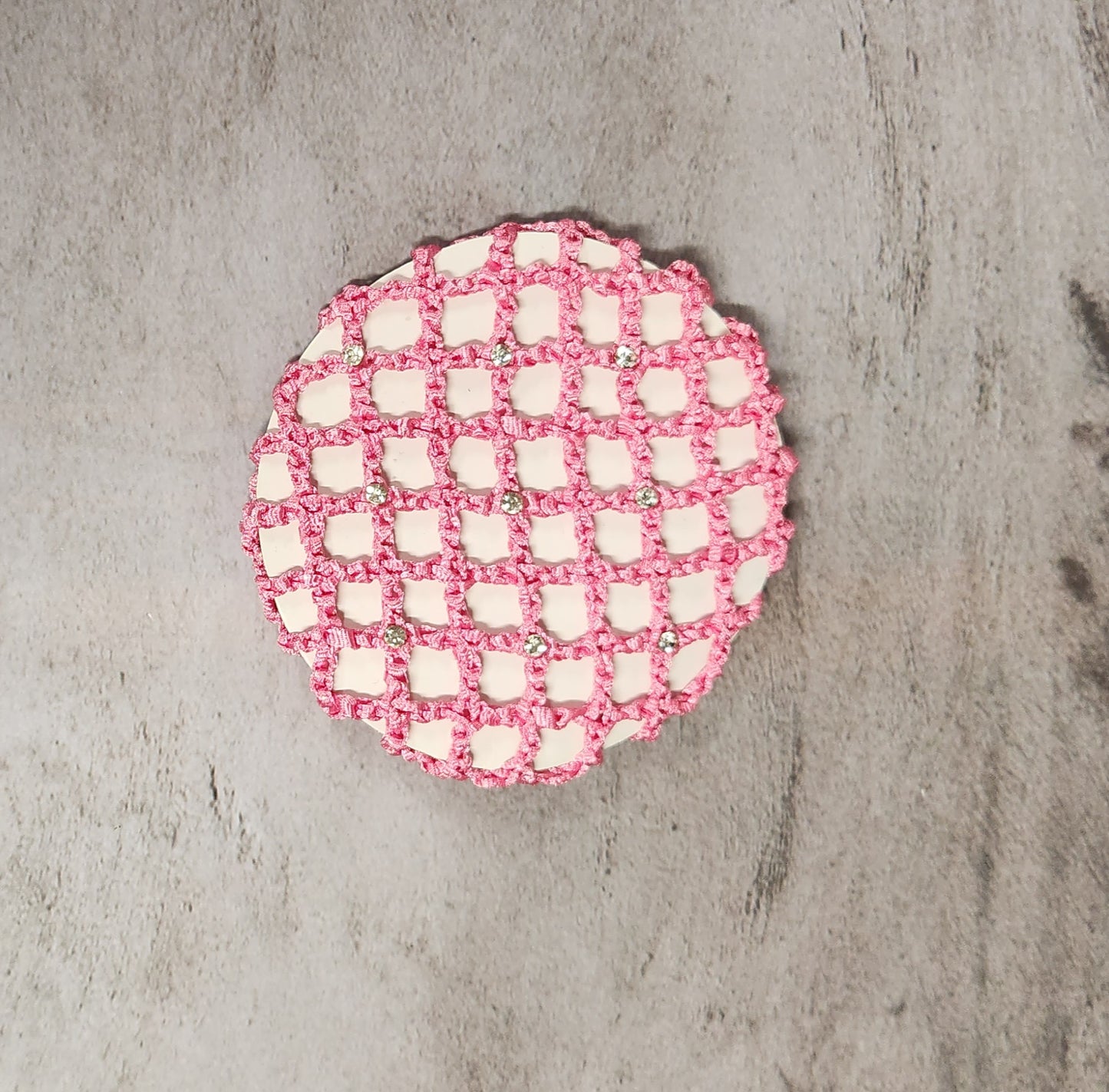 Bun Covers with Rhinestones