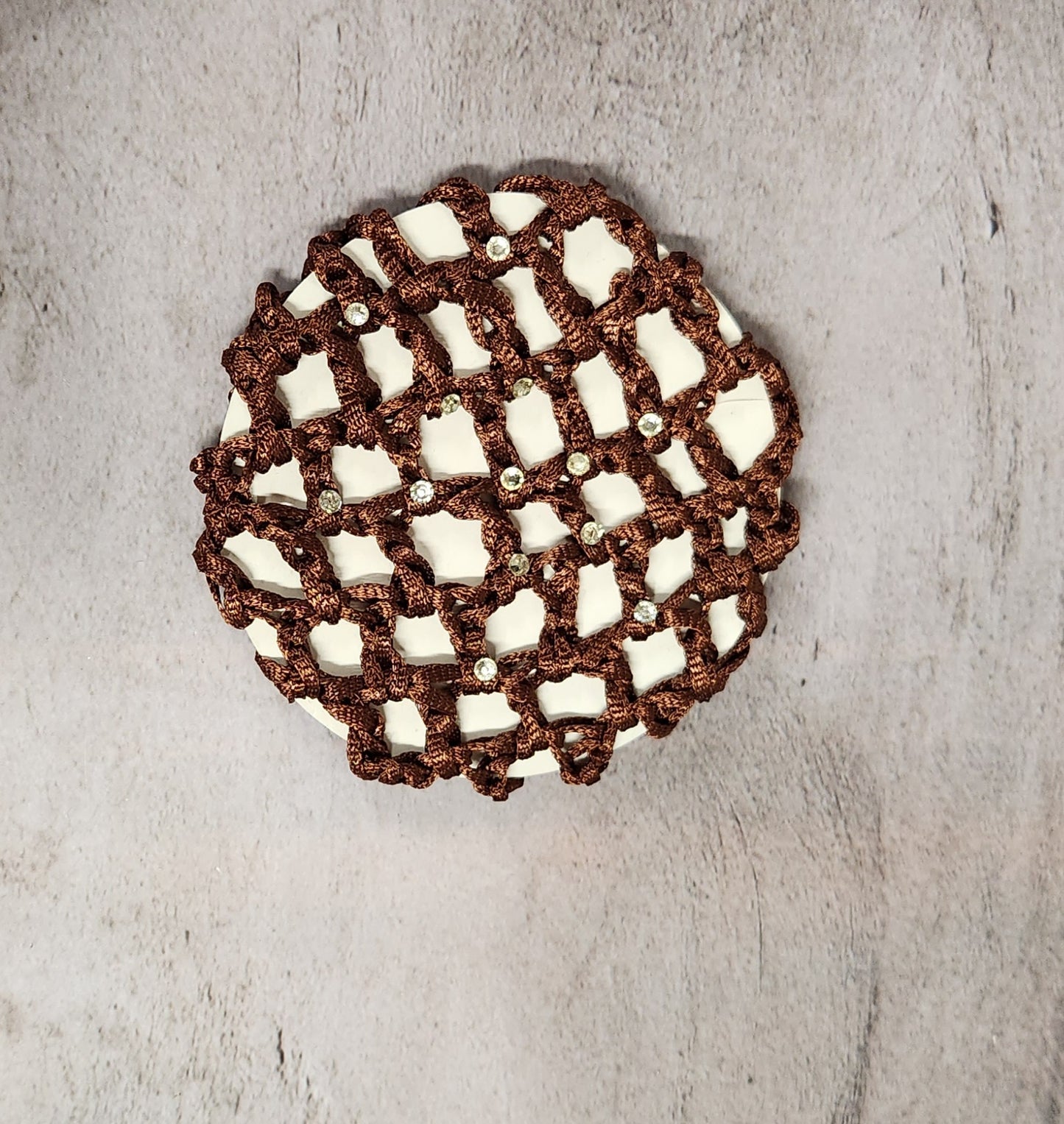 Bun Covers with Rhinestones