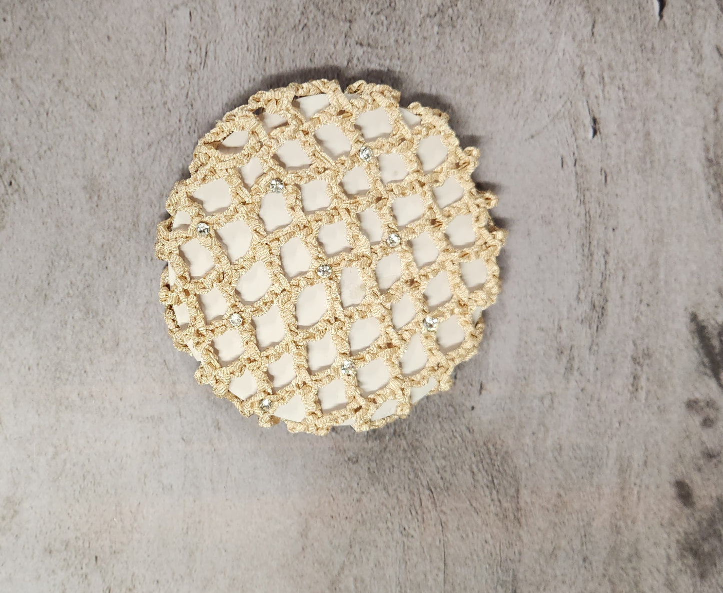 Bun Covers with Rhinestones