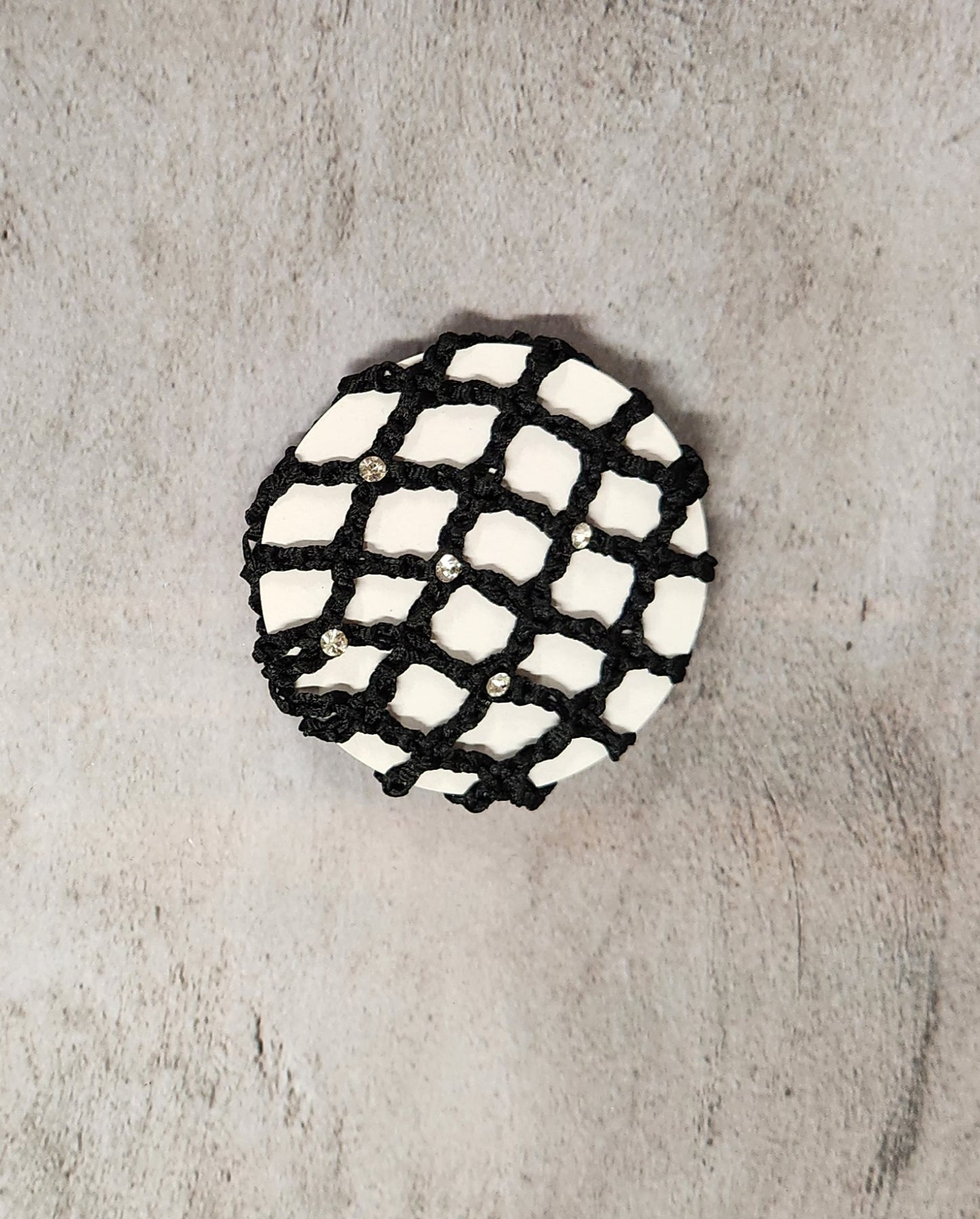 Bun Covers with Rhinestones