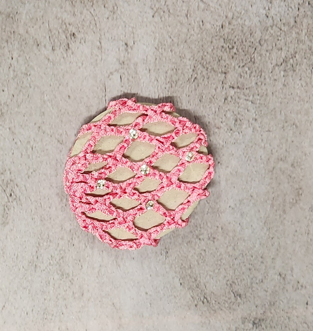 Bun Covers with Rhinestones