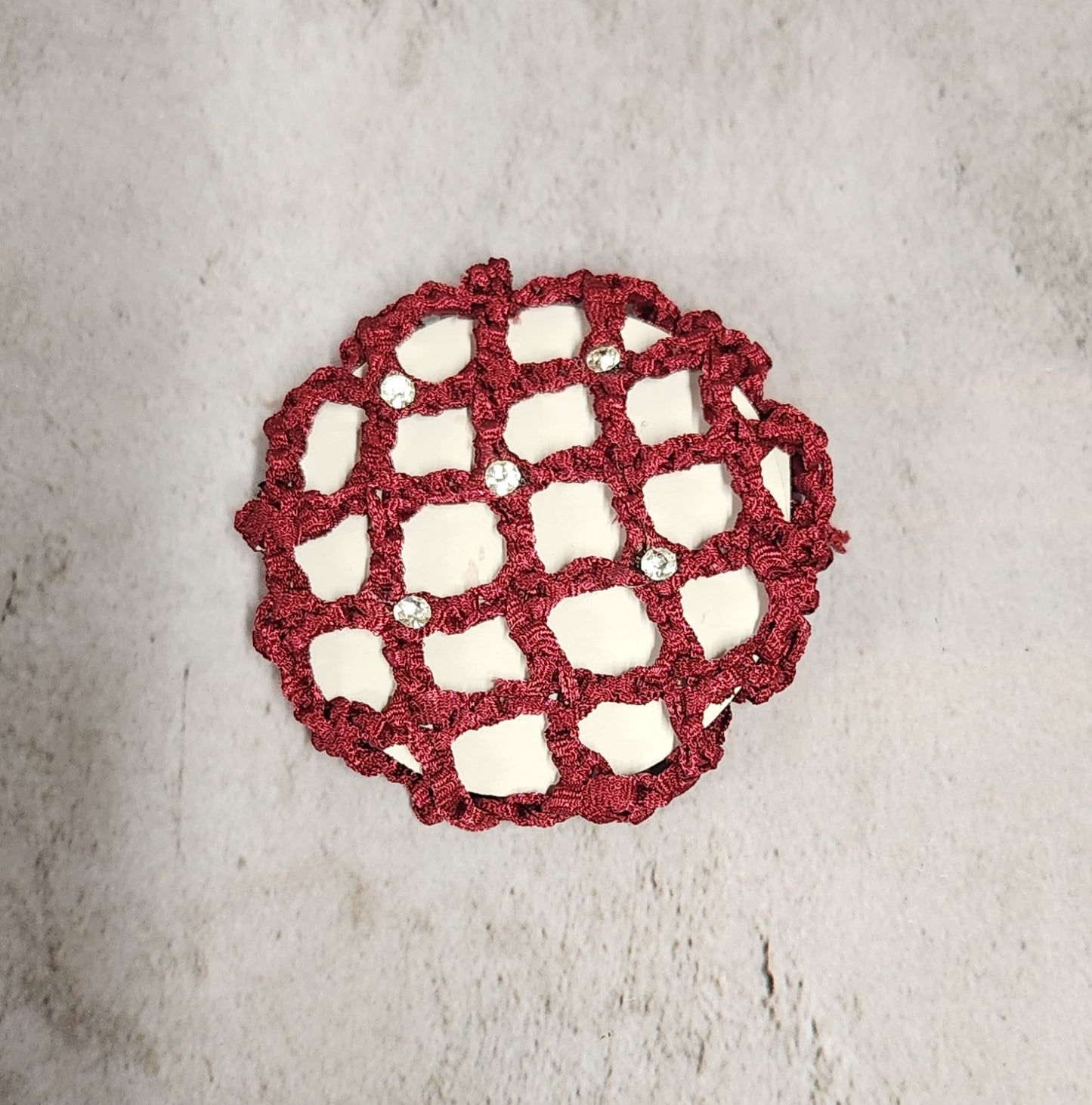 Bun Covers with Rhinestones