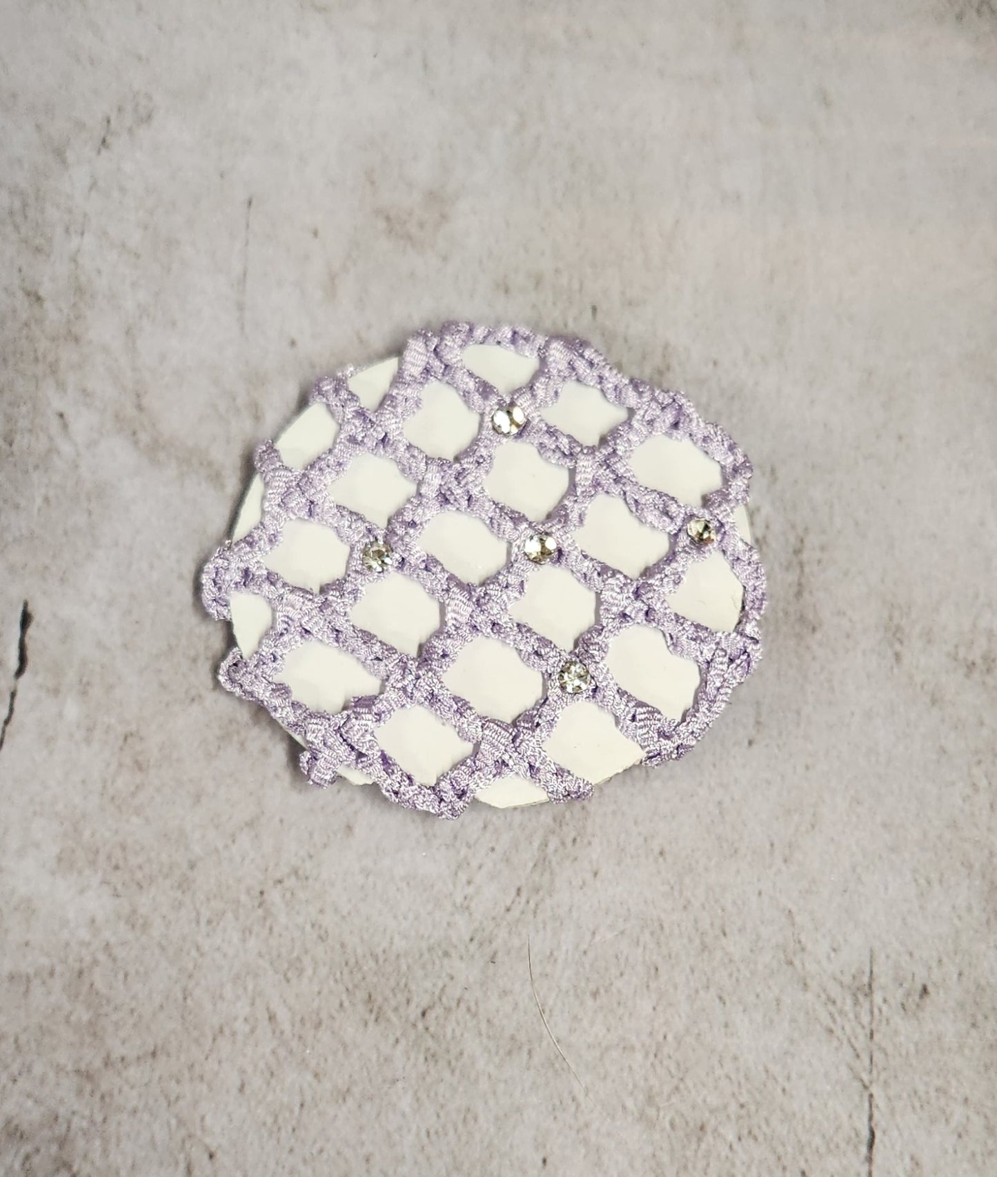Bun Covers with Rhinestones