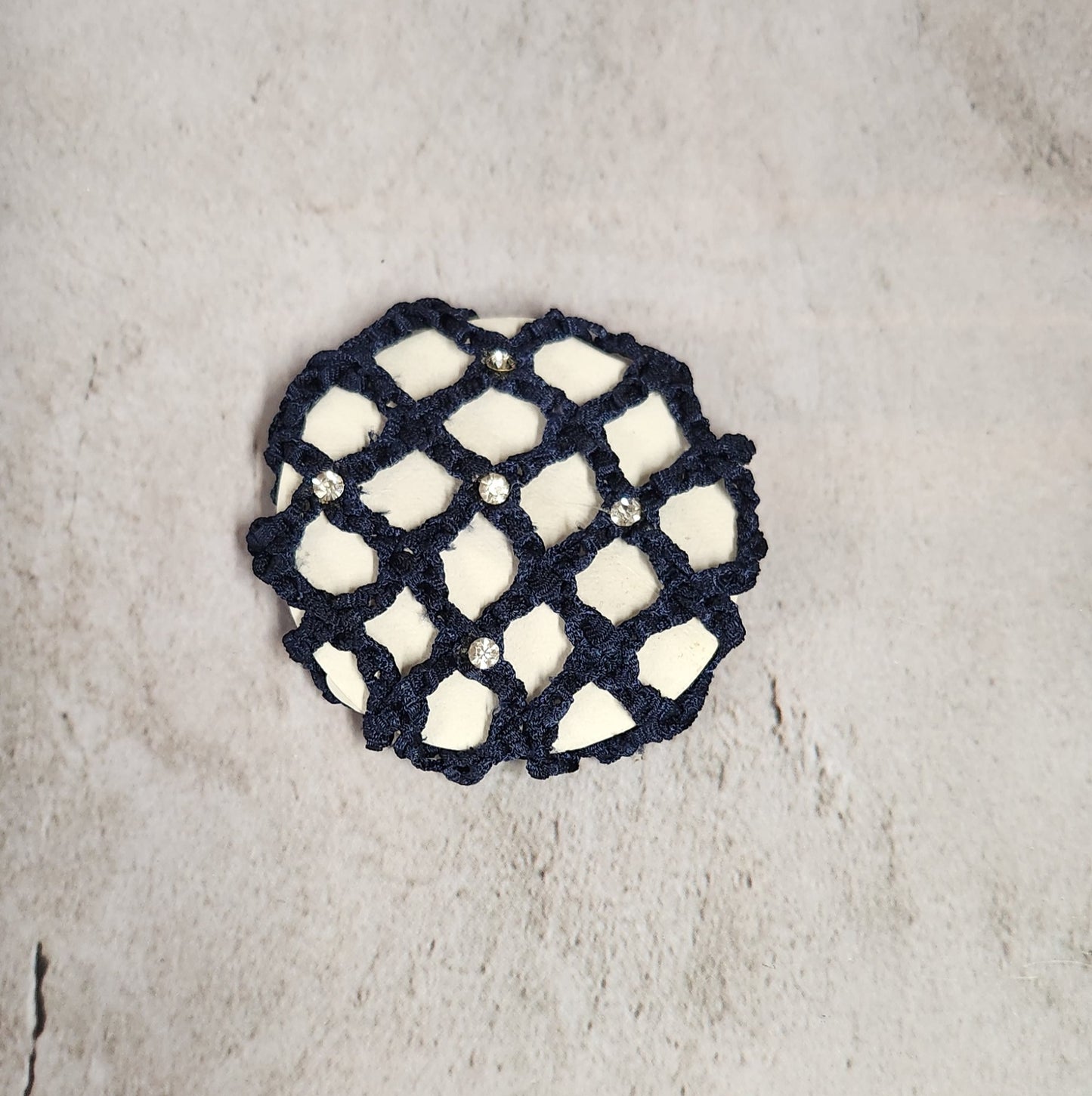 Bun Covers with Rhinestones