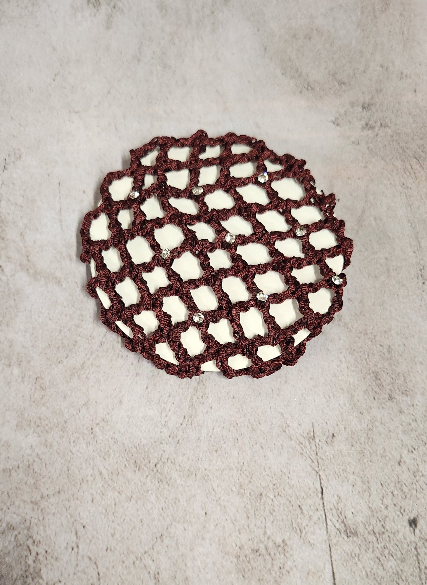 Bun Covers with Rhinestones
