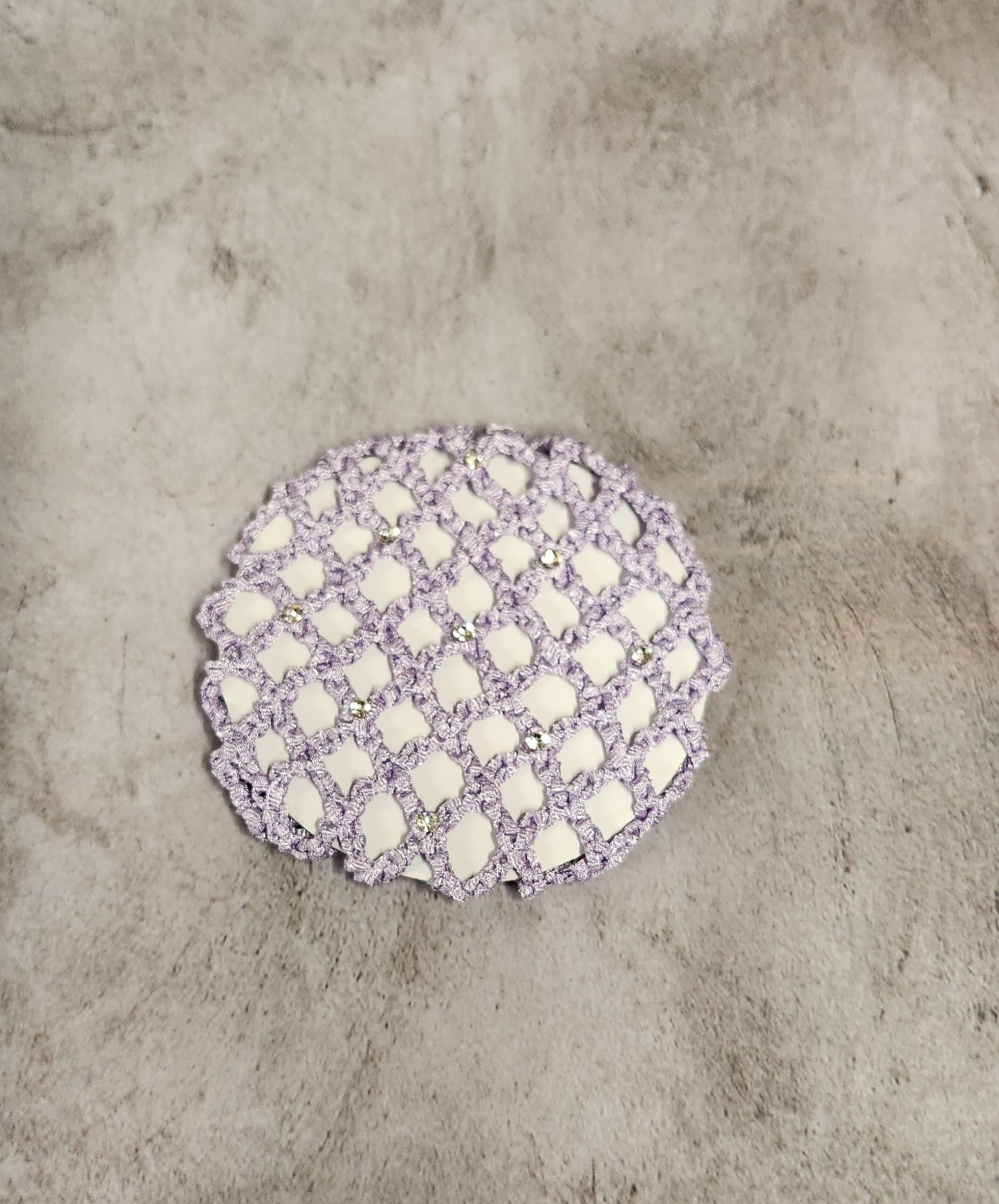Bun Covers with Rhinestones