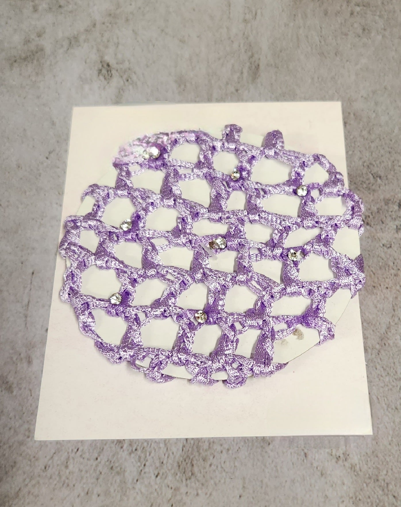 Bun Covers with Rhinestones