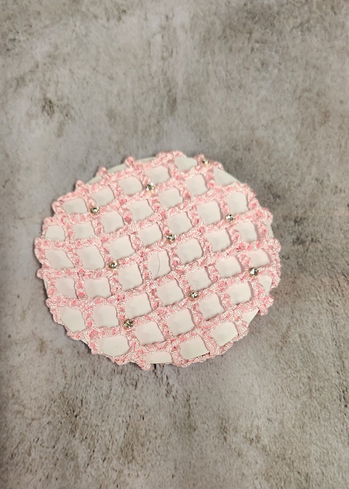 Bun Covers with Rhinestones