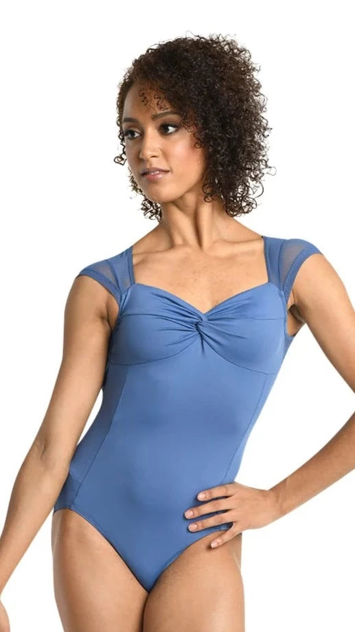 XL Leila Cap Sleeve Twist Leotard #23109