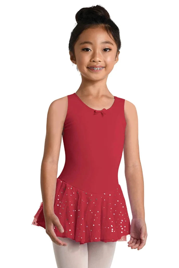 Aurelie Glitter Skirt Tank Dress Leotard #264 – Tightspot Dancewear Center