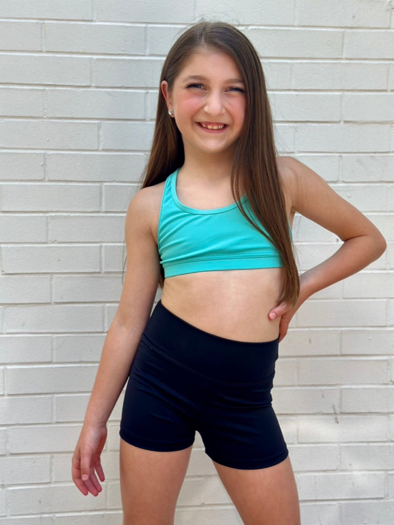 Capezio High Waisted Black Shorts #TB131