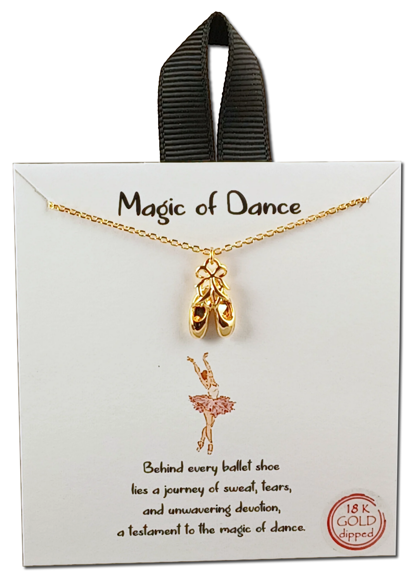 Magic of Dance Shoe Necklace