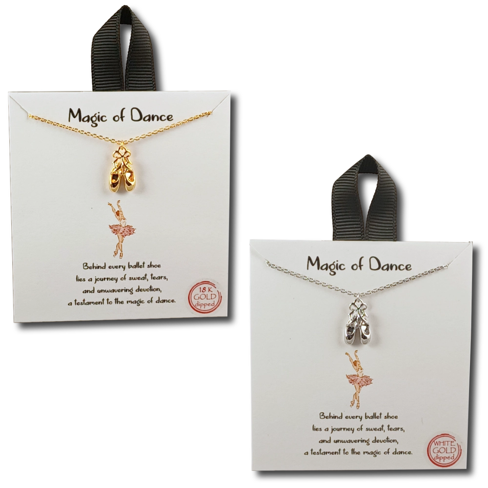 Magic of Dance Shoe Necklace