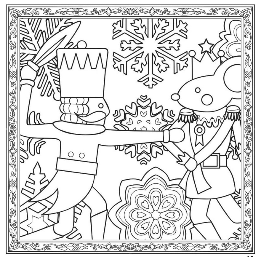 Nutcracker Coloring Book