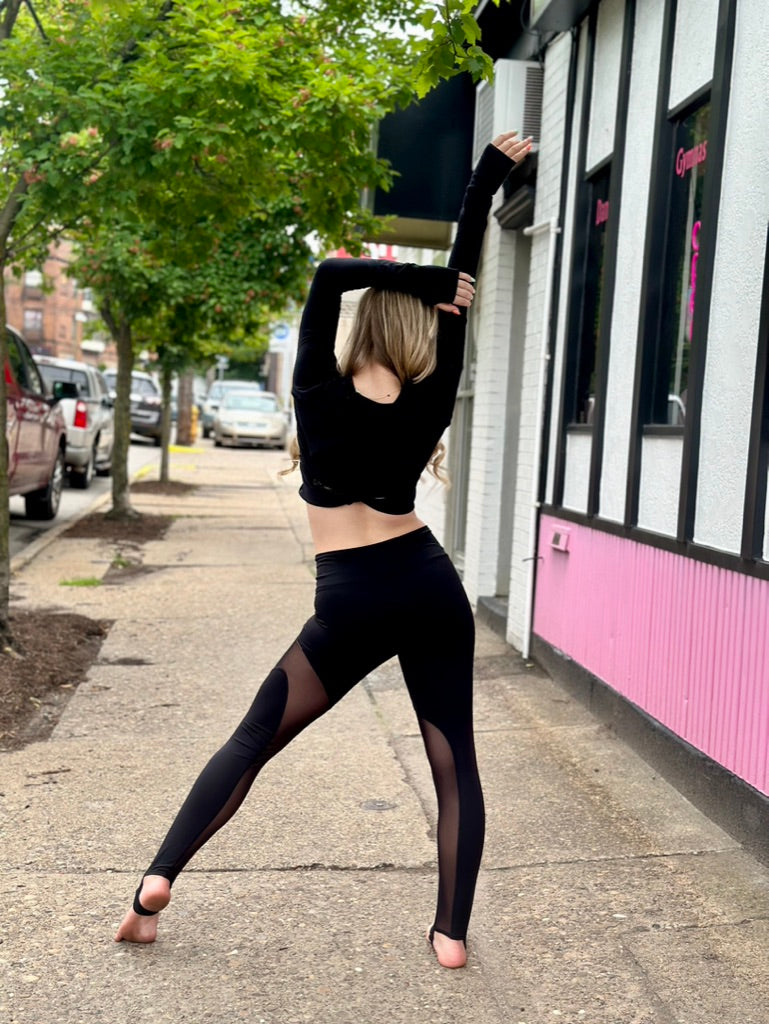 Bloch Black AL Stirrup Legging #FP5146