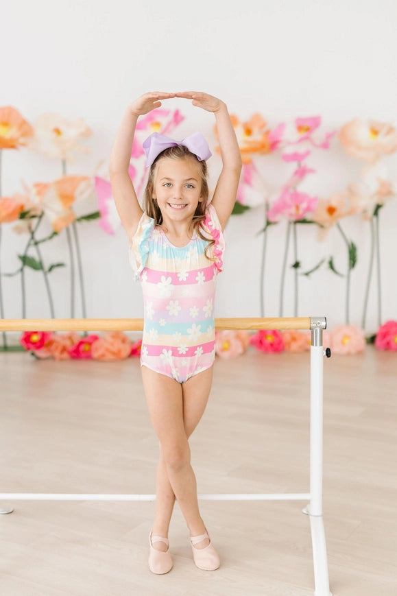 Diasy Dreams Flutter Sleeve Leotard