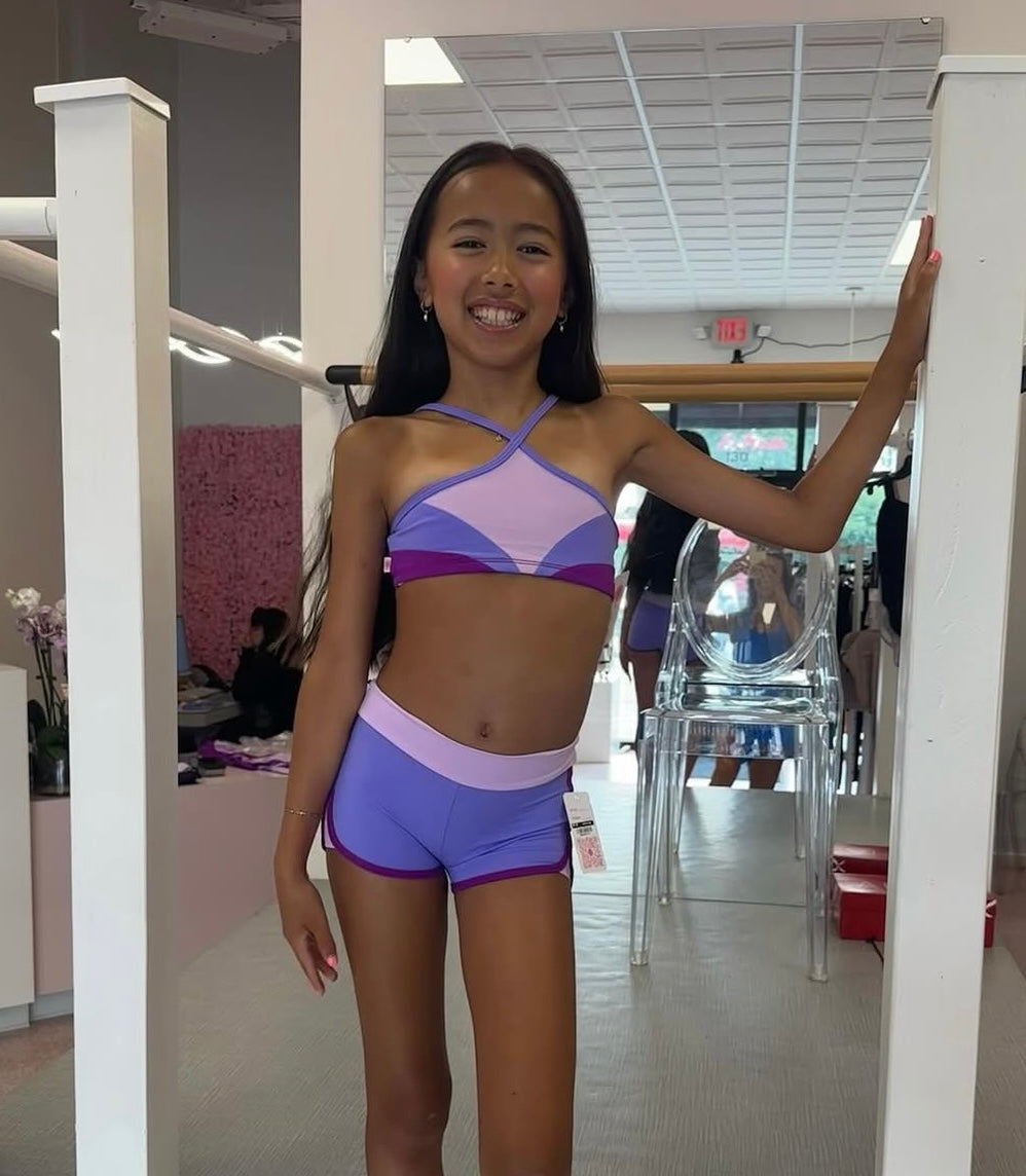 Demi Criss Cross Top & Training Short Set