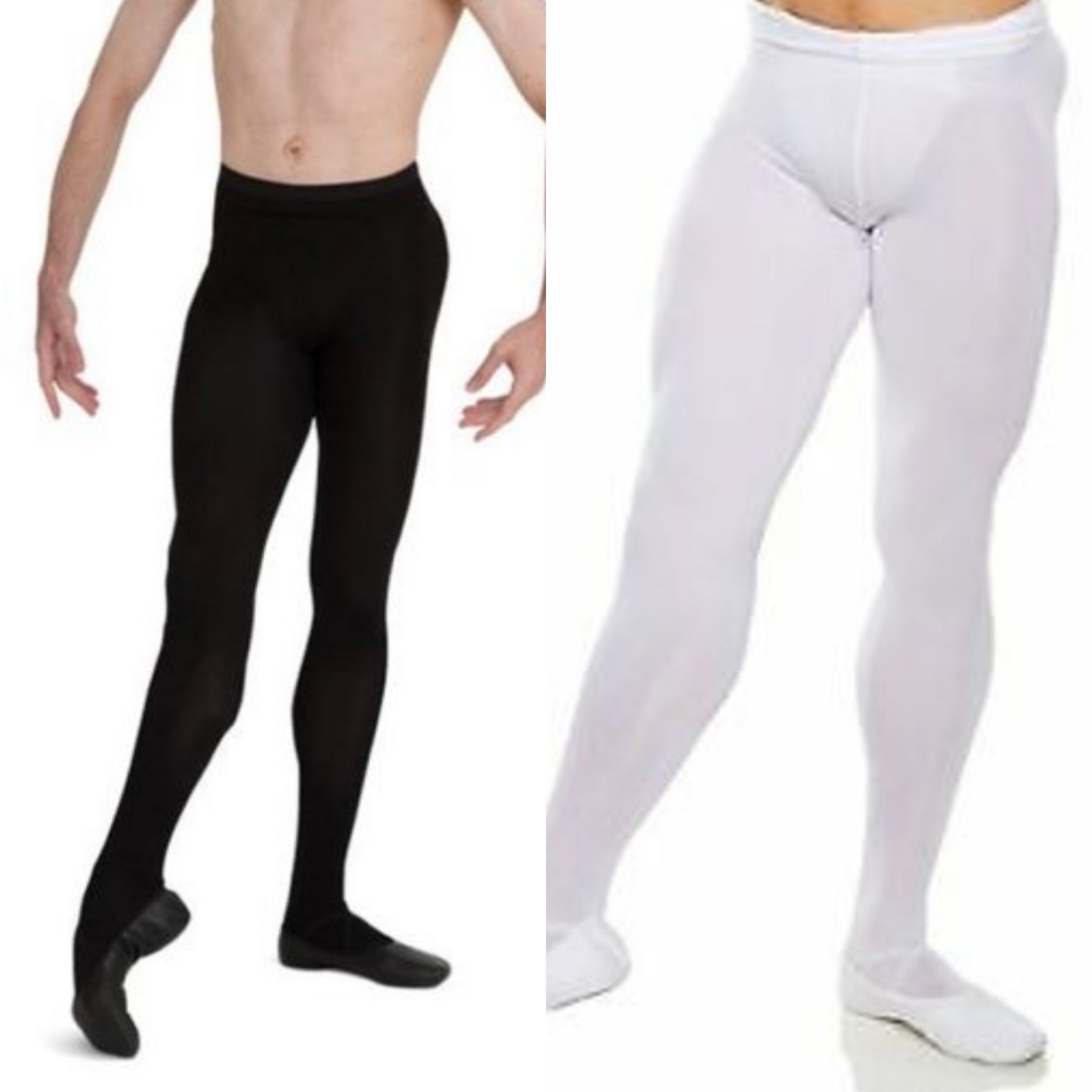 Men's Footed Tight with Back Seams