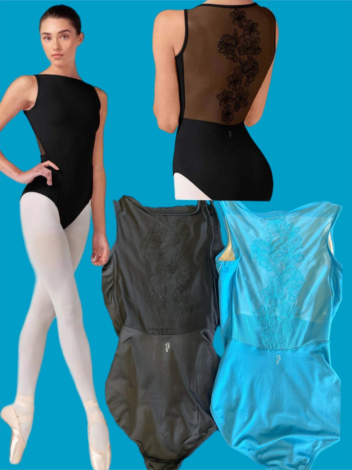 Emma Boat Neck Leotard #40004