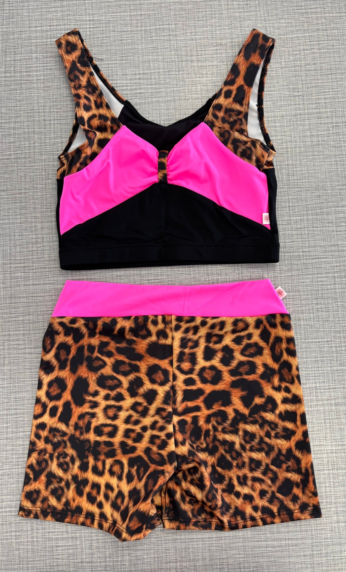Demi Adult Cheetah Tank & Short Set