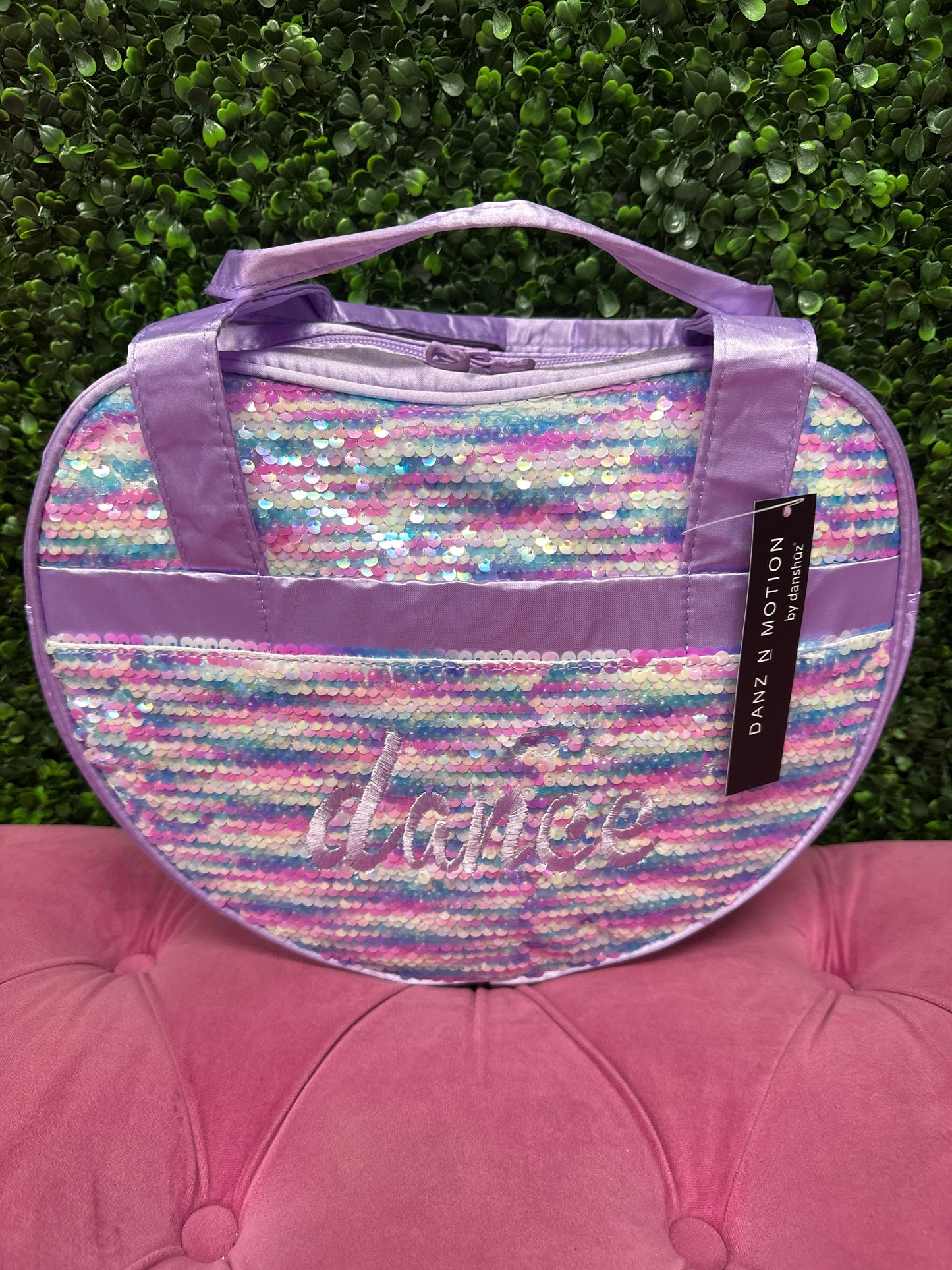 Sequin Heart Bag