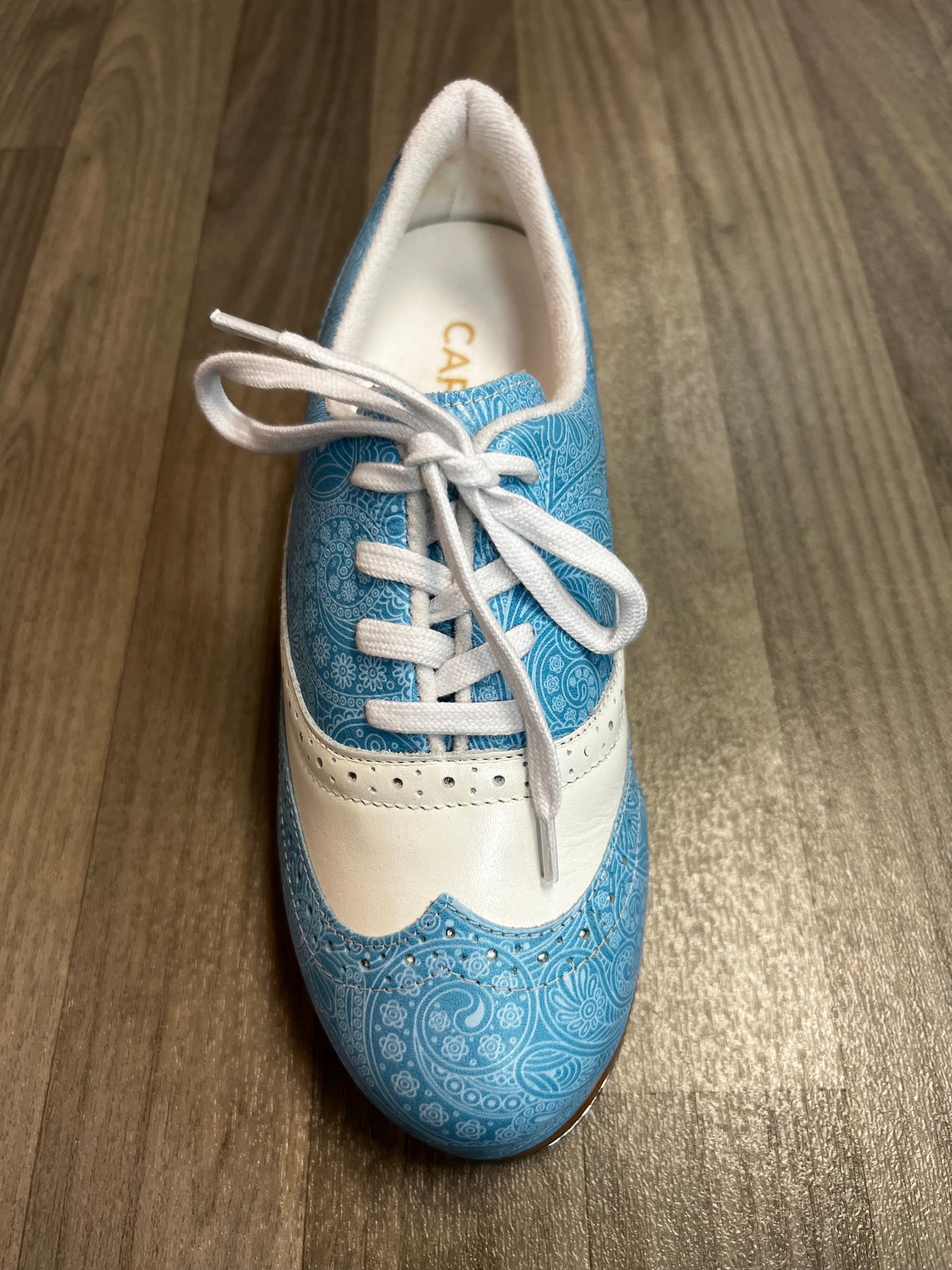 PRE ORDER: Limited Edition Blue Paisley Roxy Tap Shoes