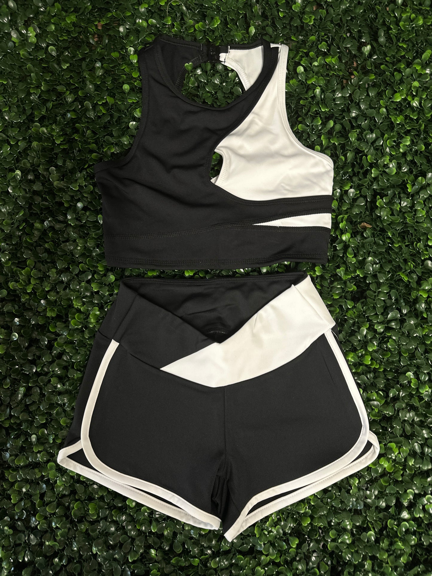 Lulu & Lily Two-Tone Short Set