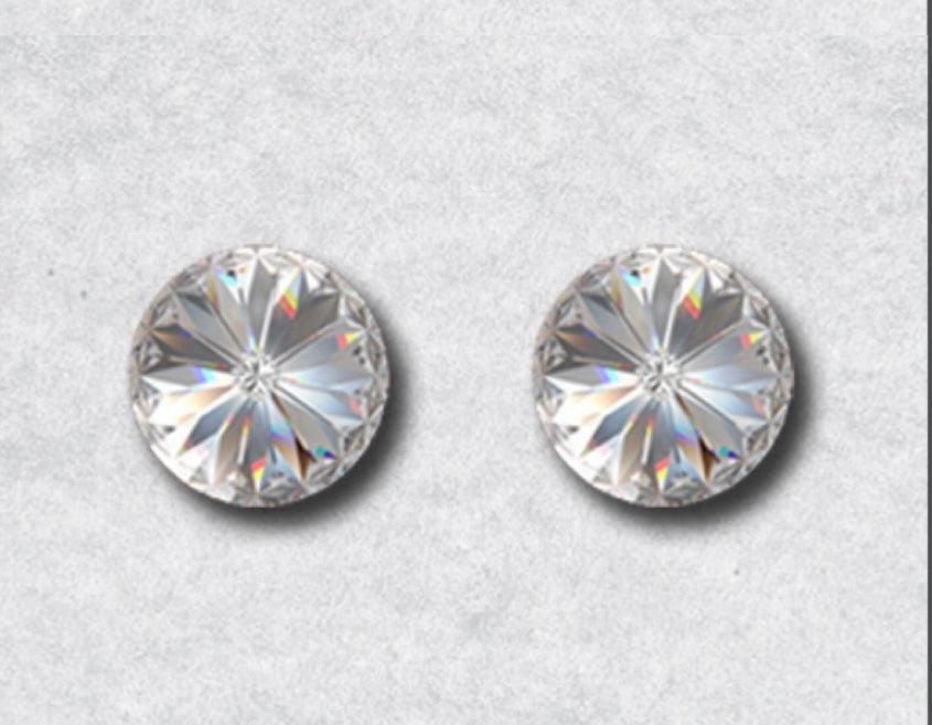 14 mm Single Stone Earrings