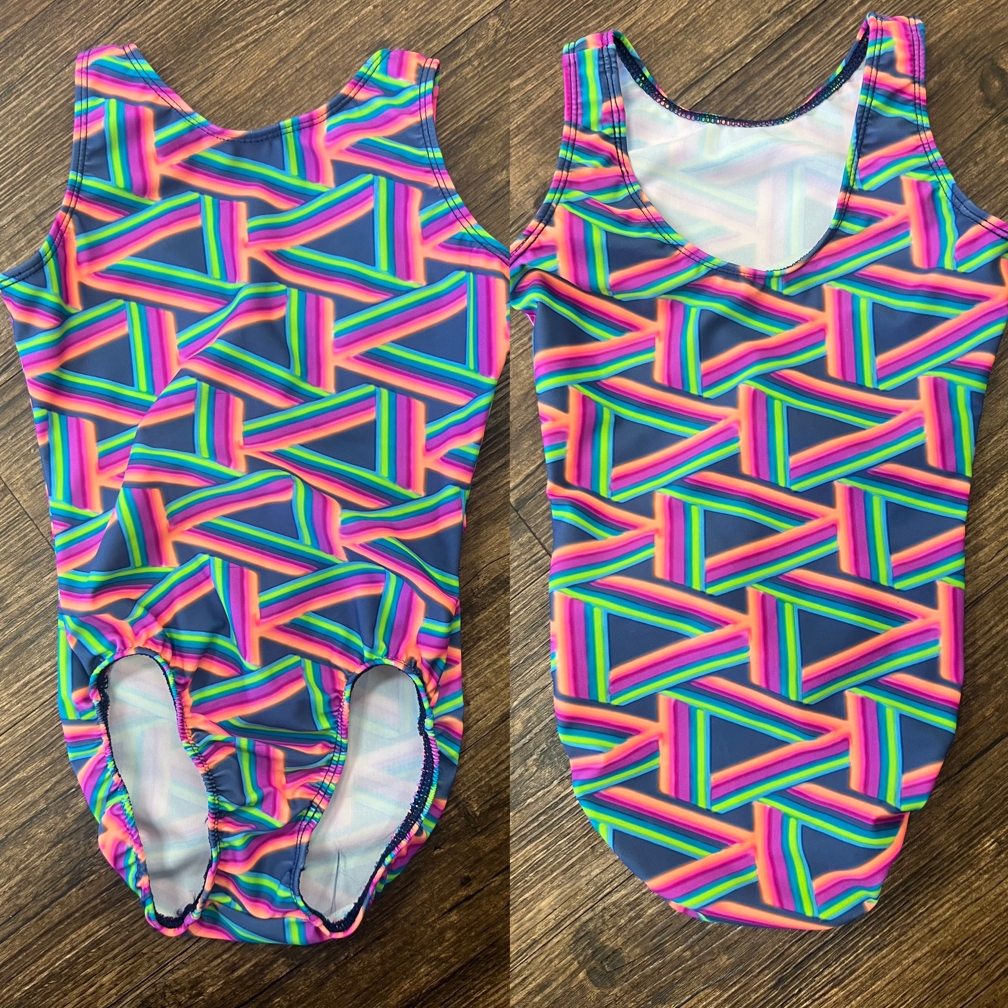 Neon Kaleidoscope Tank Leotard – Tightspot Dancewear Center