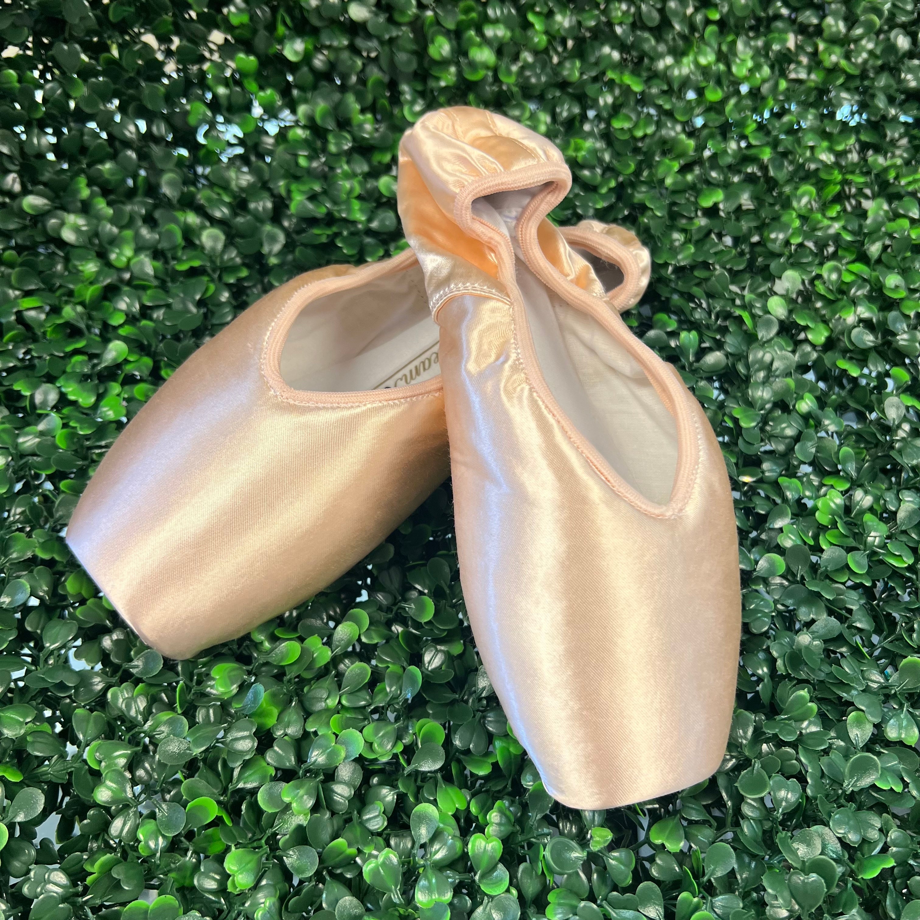 Pointe shoe ribbon and elastic