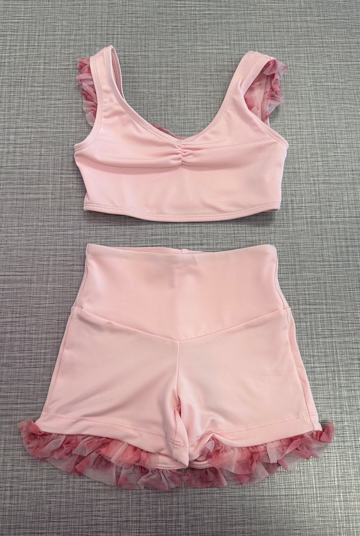 Rosy Top & Fleur Short Set