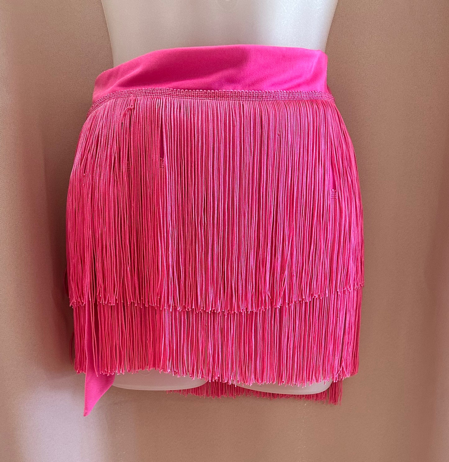 Child Fringe Wrap Ballroom Skirt