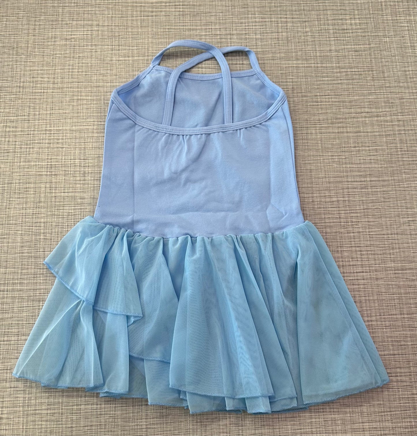 Cami X-Back Mesh Skirt Leotard