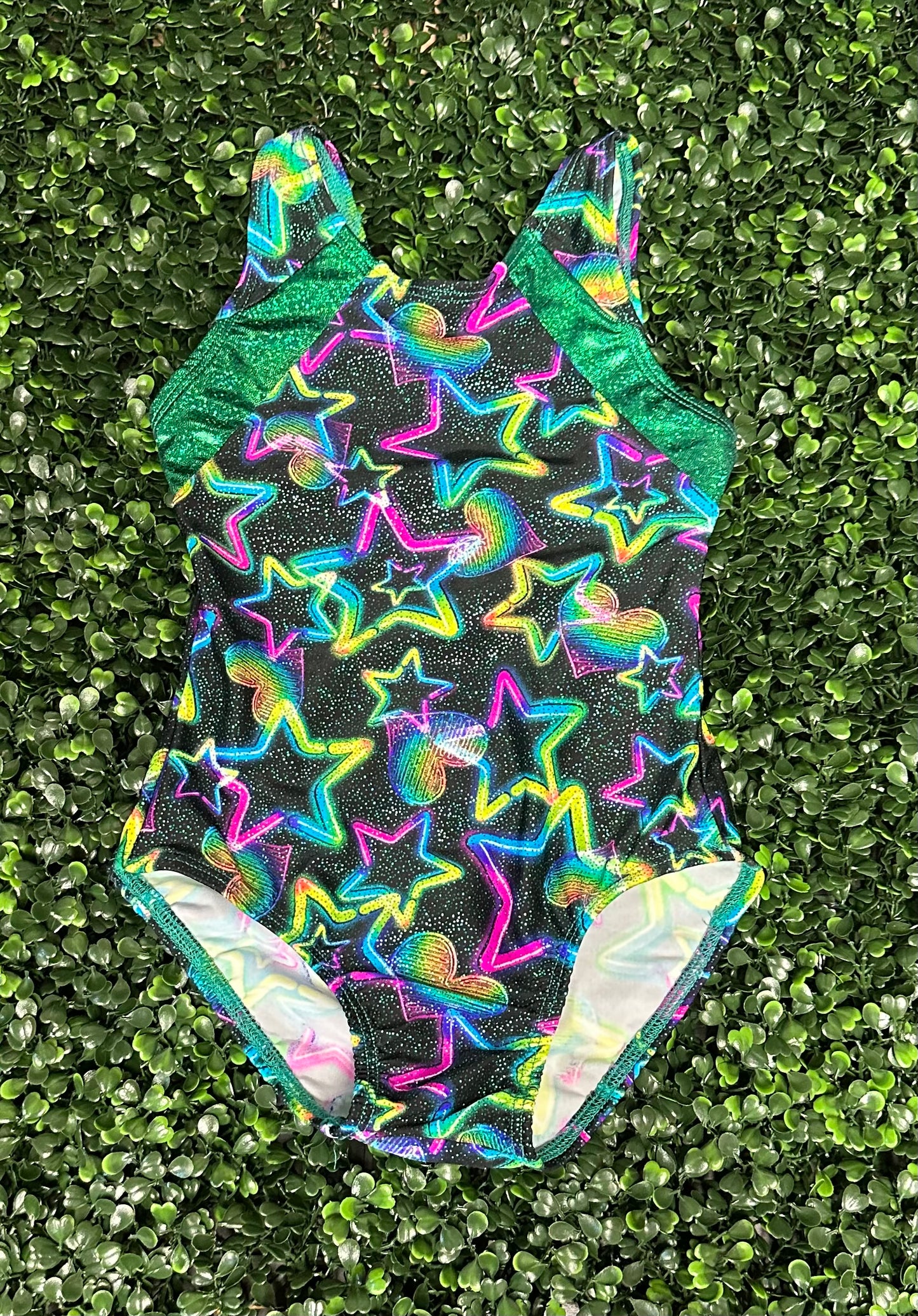 Neon Star Tank Leotard