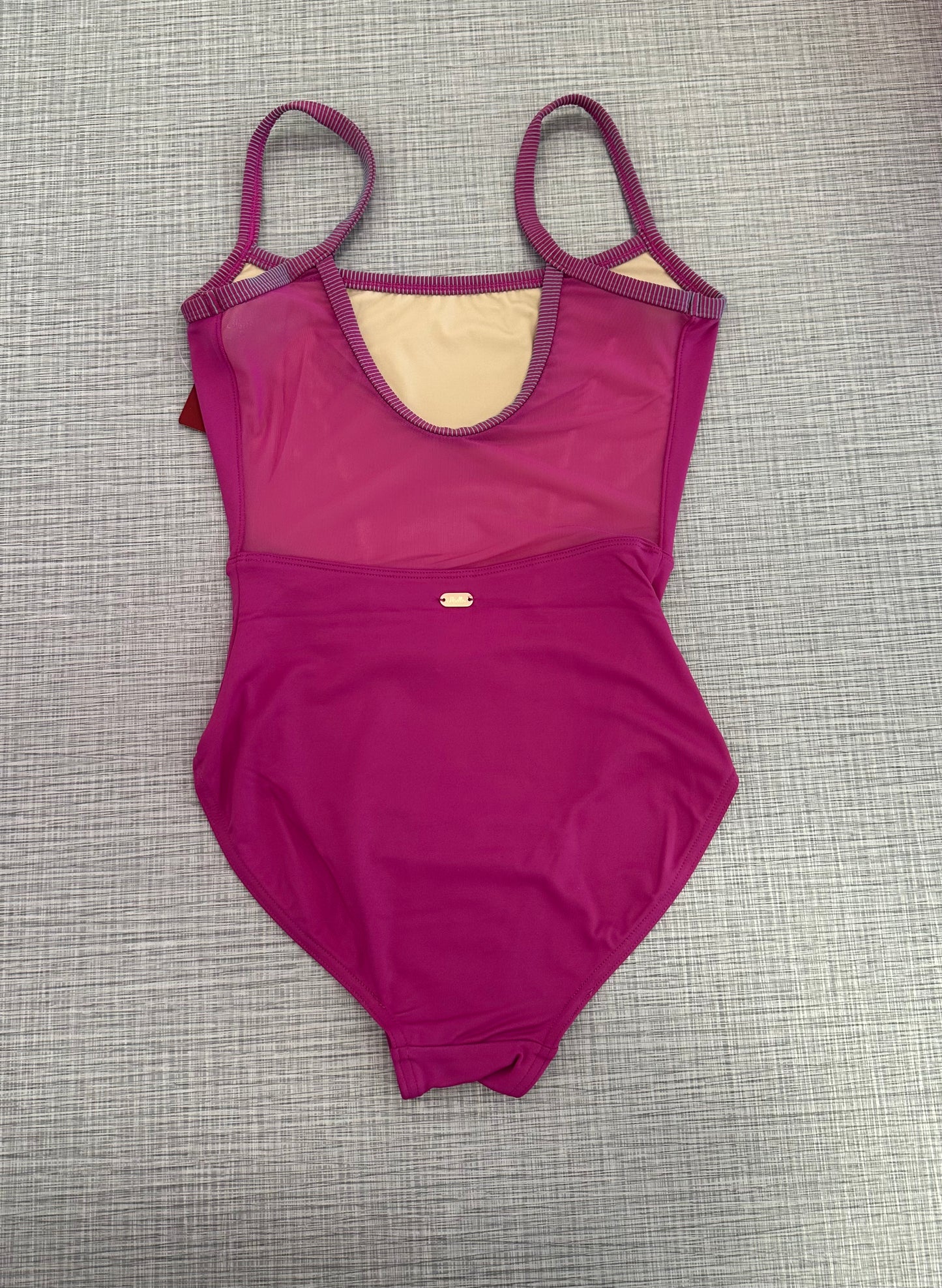 Mesh Bodice Cami Leotard #M70003