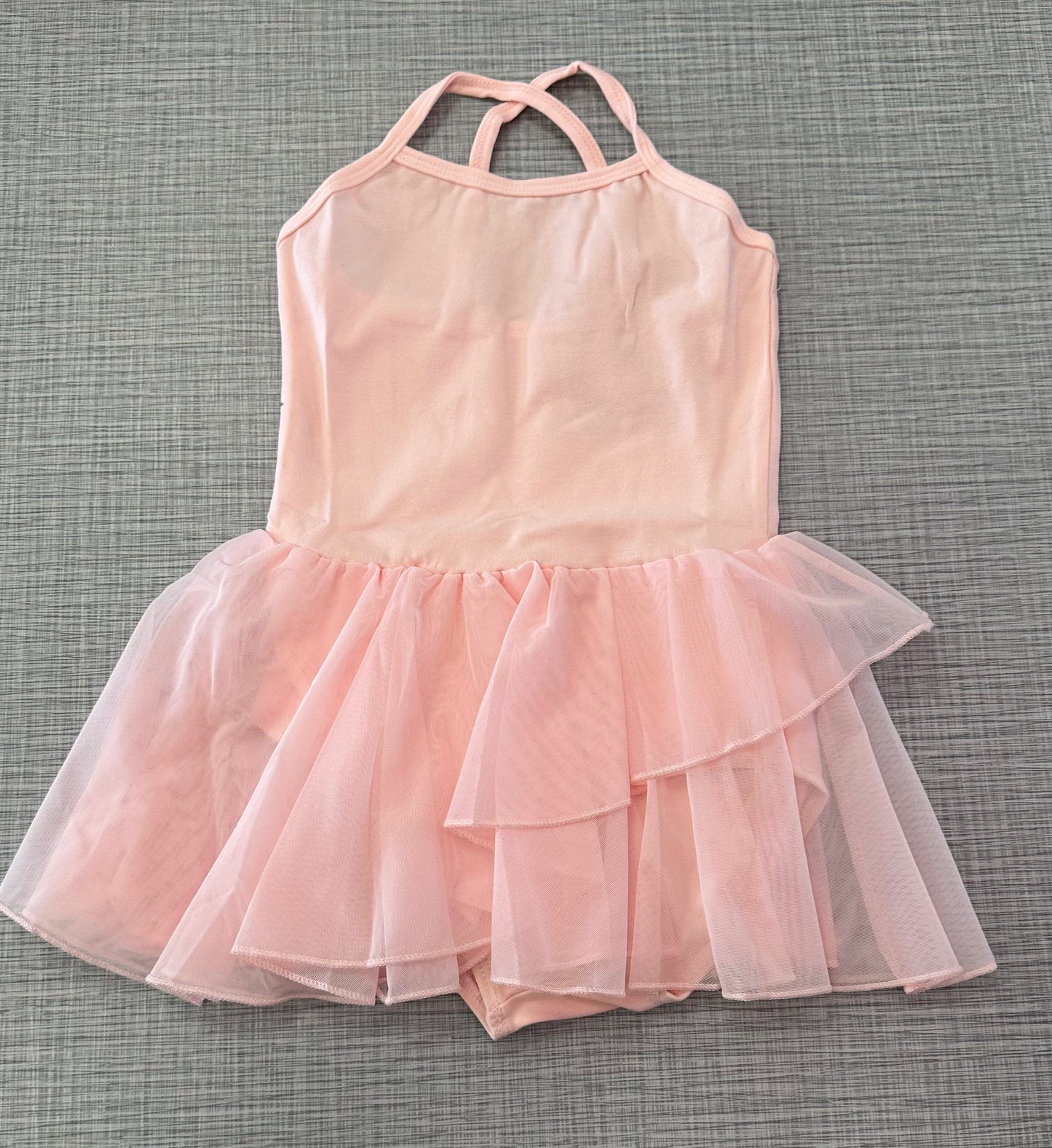 Cami X-Back Mesh Skirt Leotard