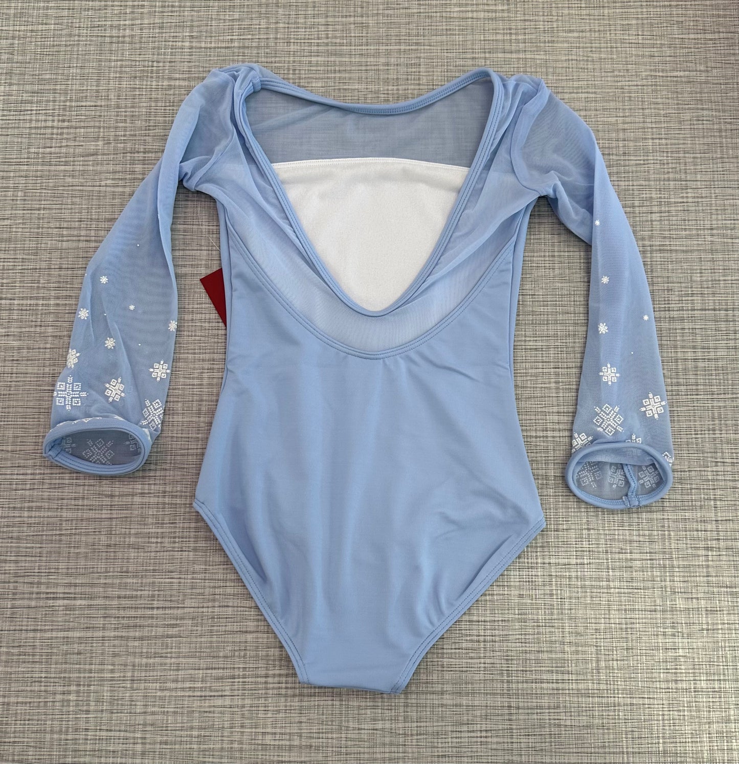 3/4 Mesh Sleeve Leotard & Skirt Separates #M60002