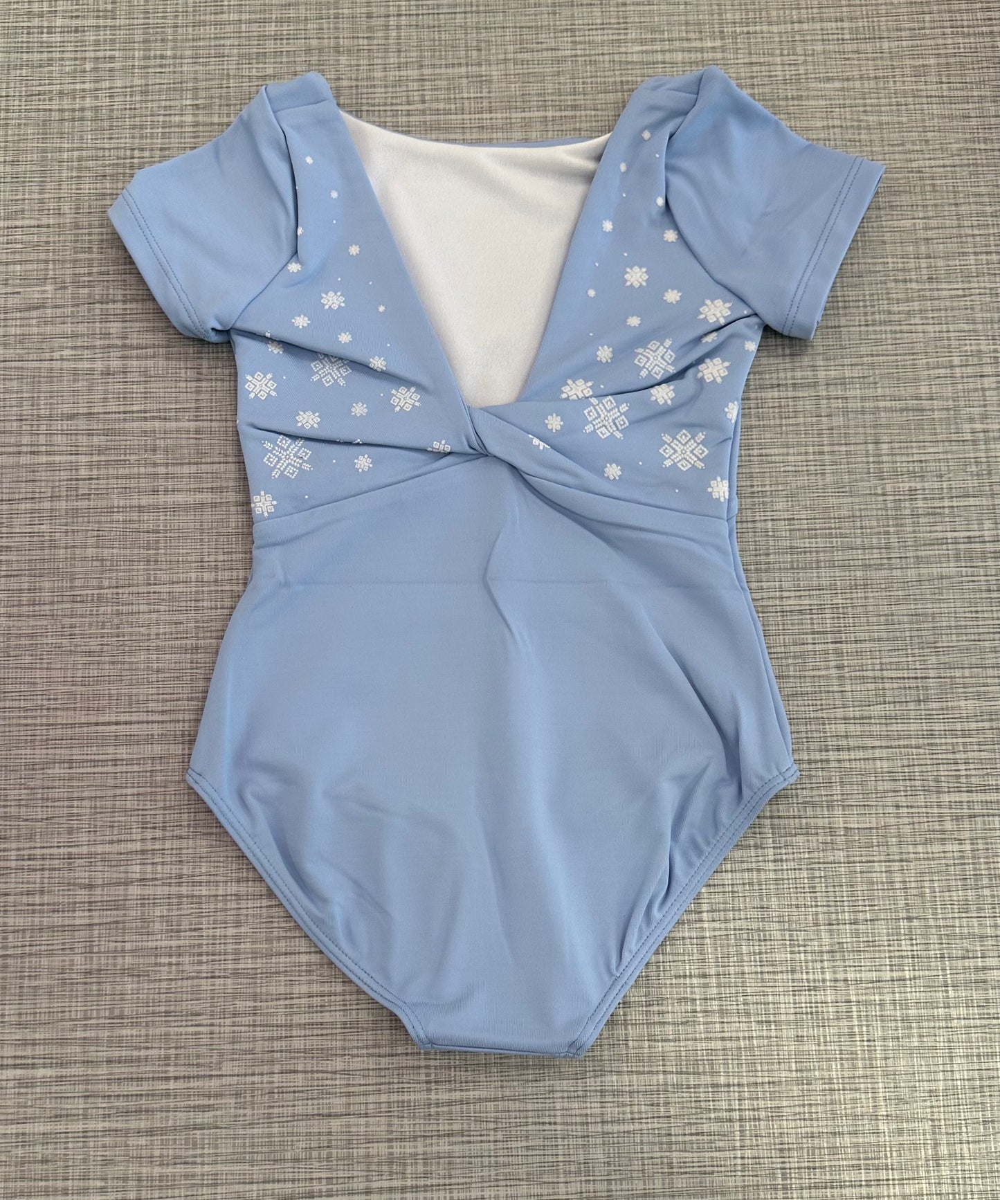 Twist Back Cap Sleeve Leotard #M20005