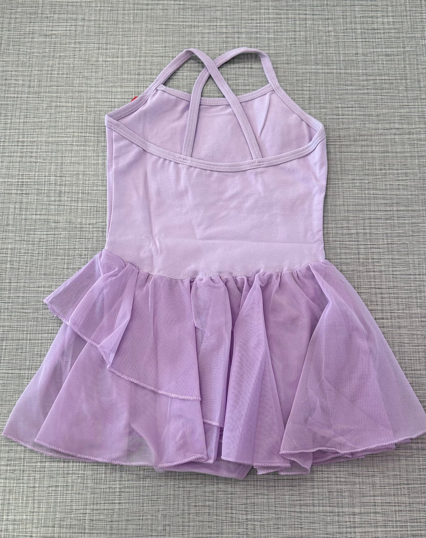Cami X-Back Mesh Skirt Leotard