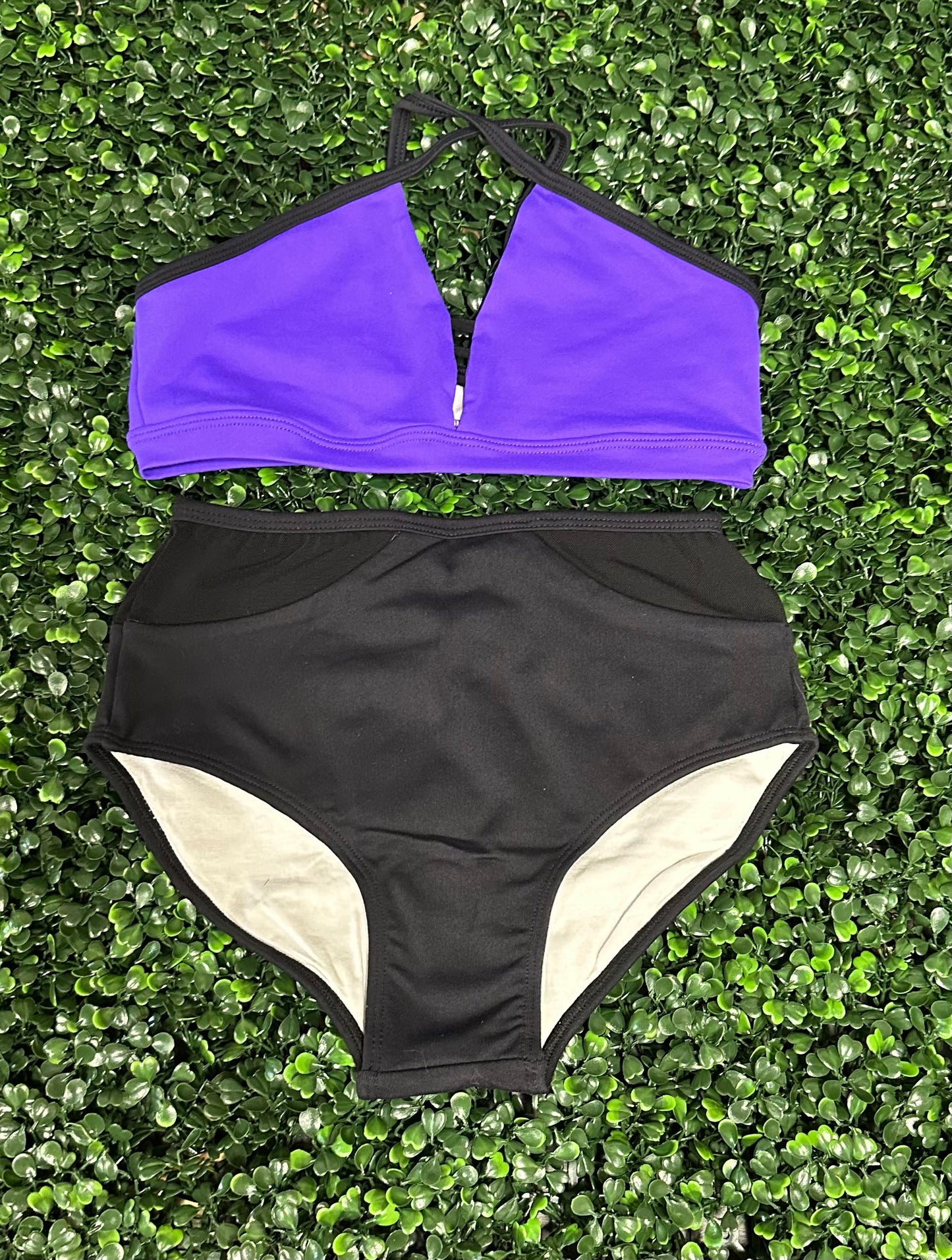 CY Purple & Black Brief Set