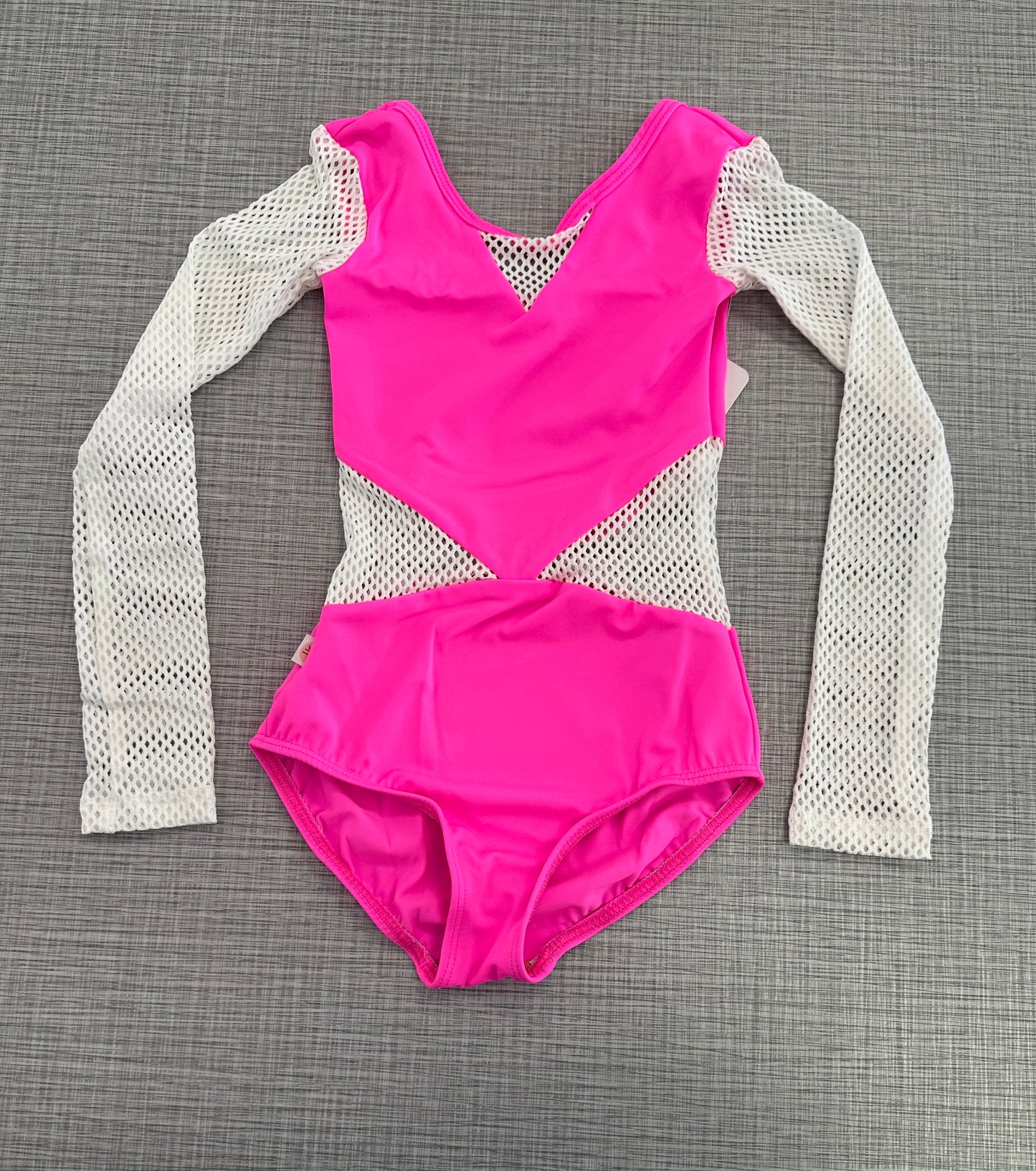Demi Small Mesh Long Sleeve Leotard