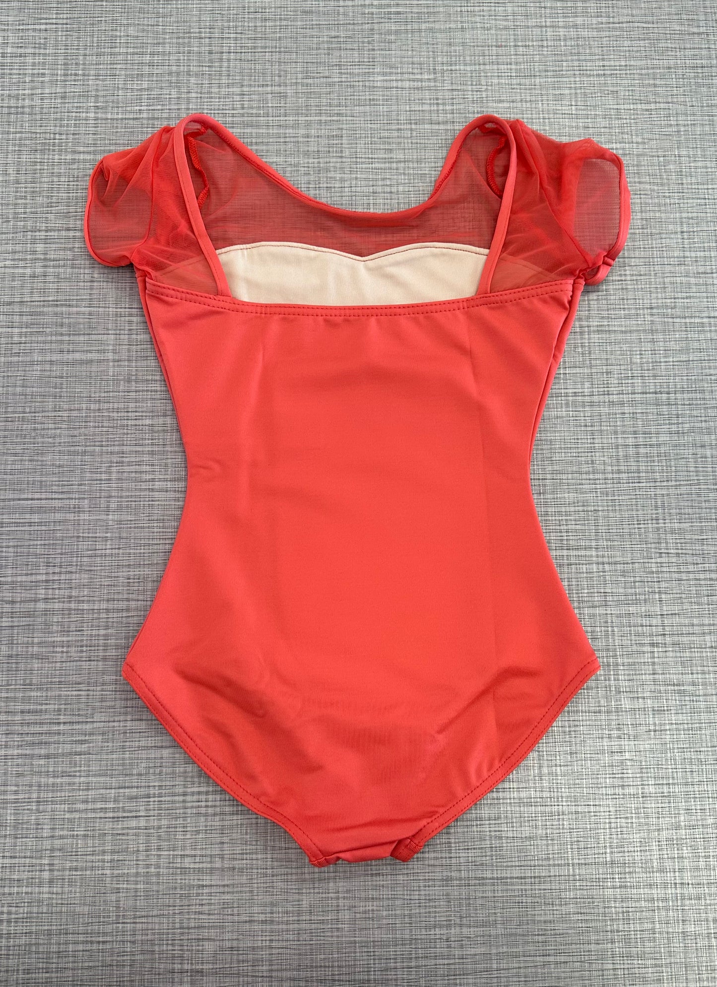 Mesh Short Sleeve Leotard #1039