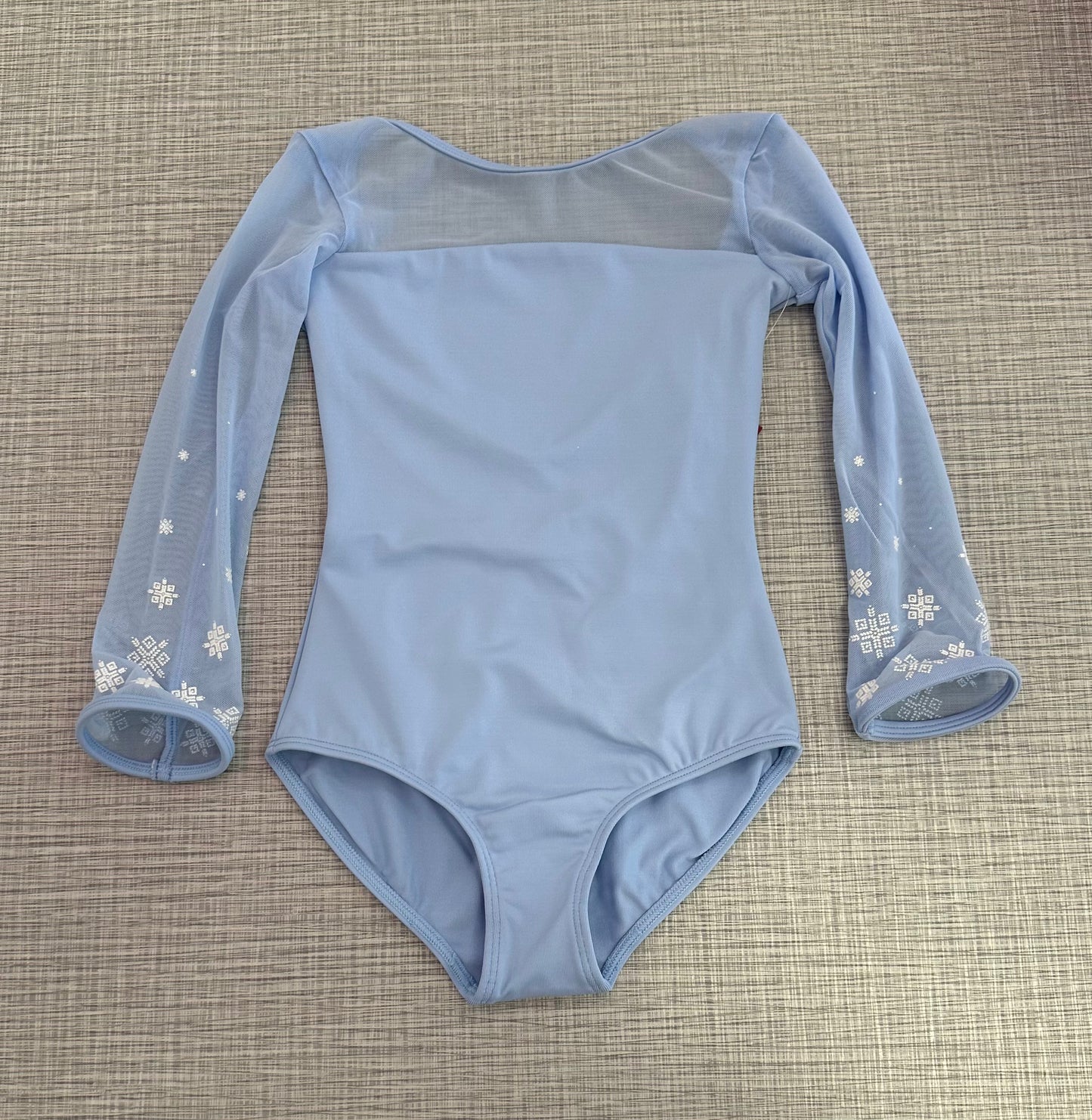 3/4 Mesh Sleeve Leotard & Skirt Separates #M60002