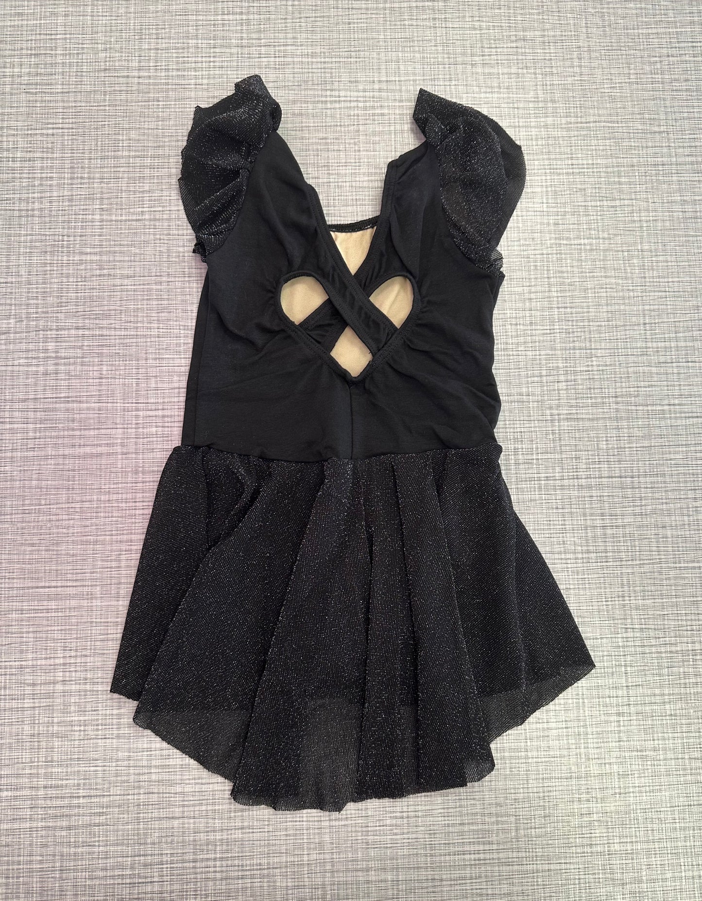 Flutter Sleeve Leotard w/ Skirt