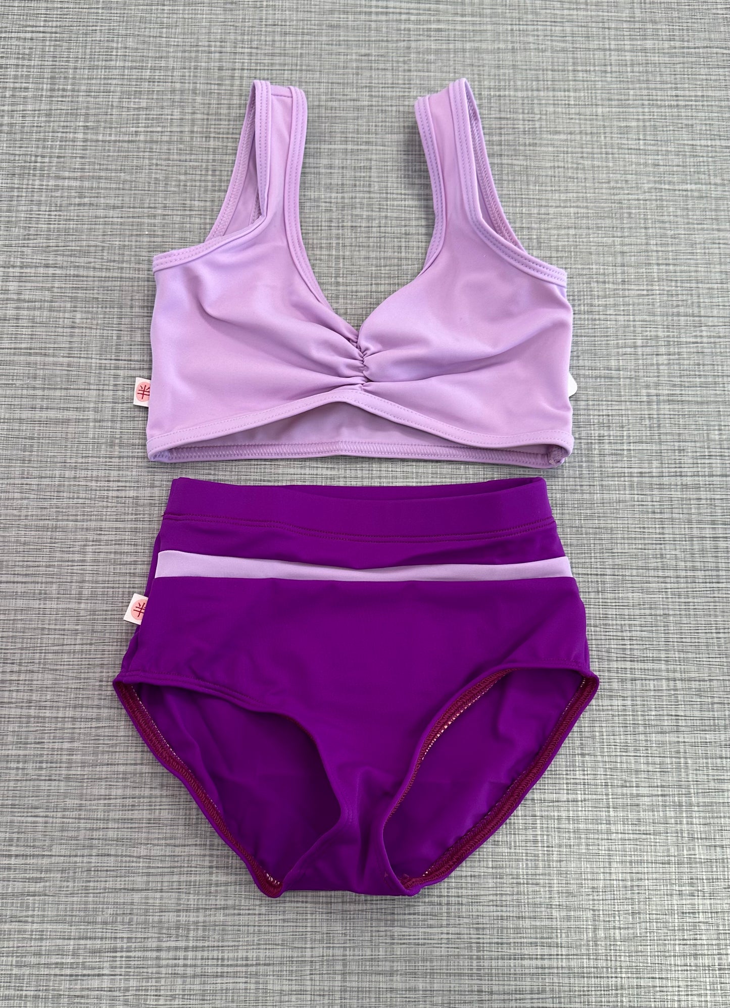 Pinch Front Bra Top & Brief Set