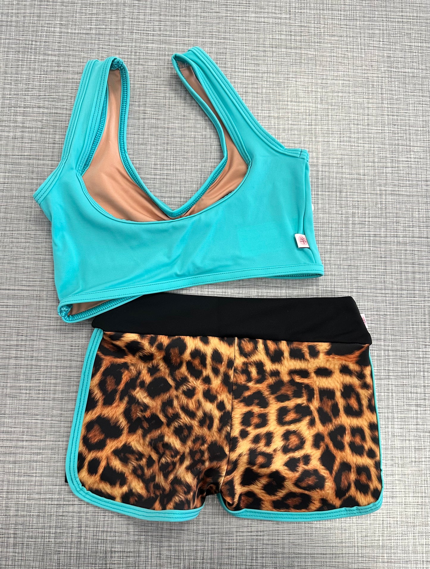Demi Pinch Top & Cheetah Short Set
